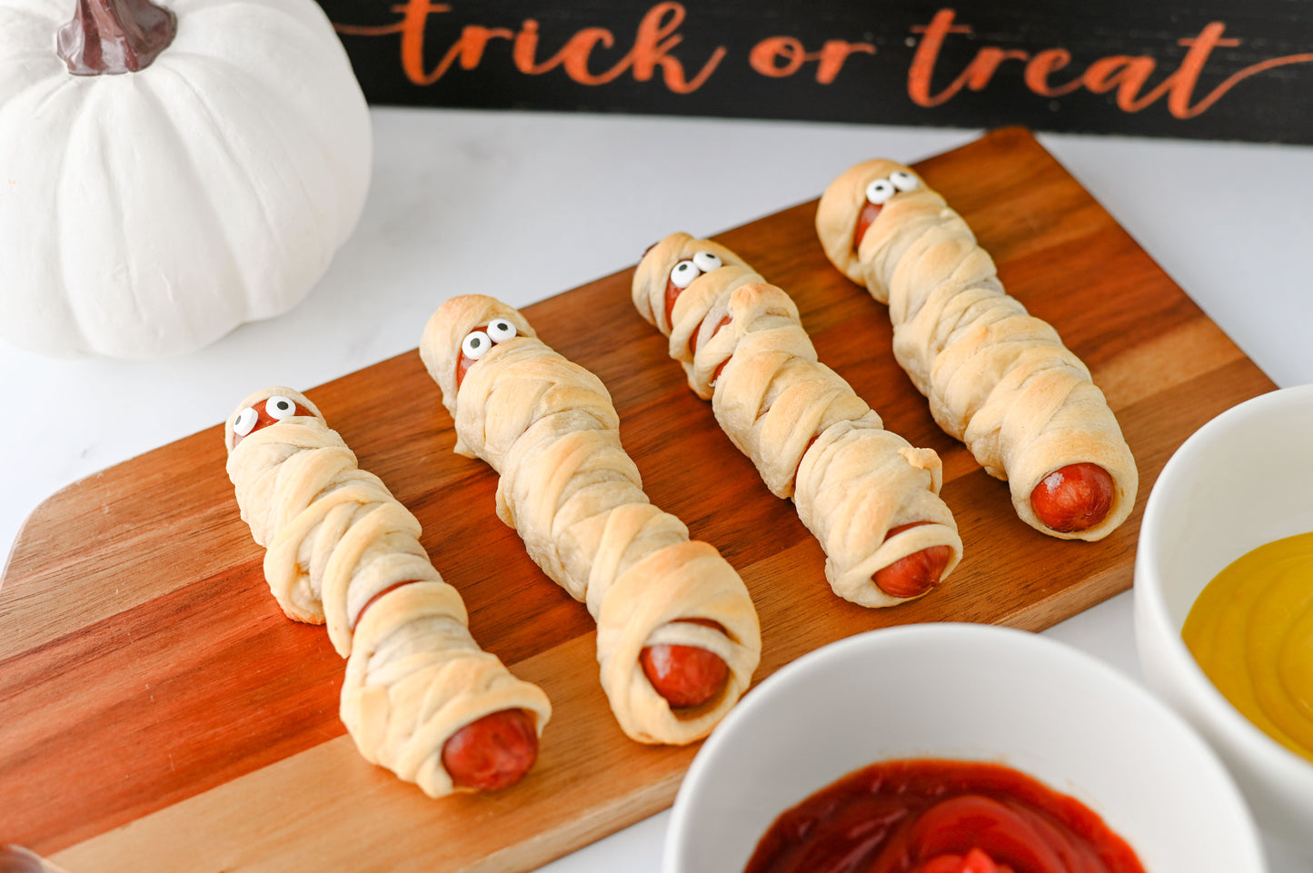 Mummy Hot Dogs Set #4
