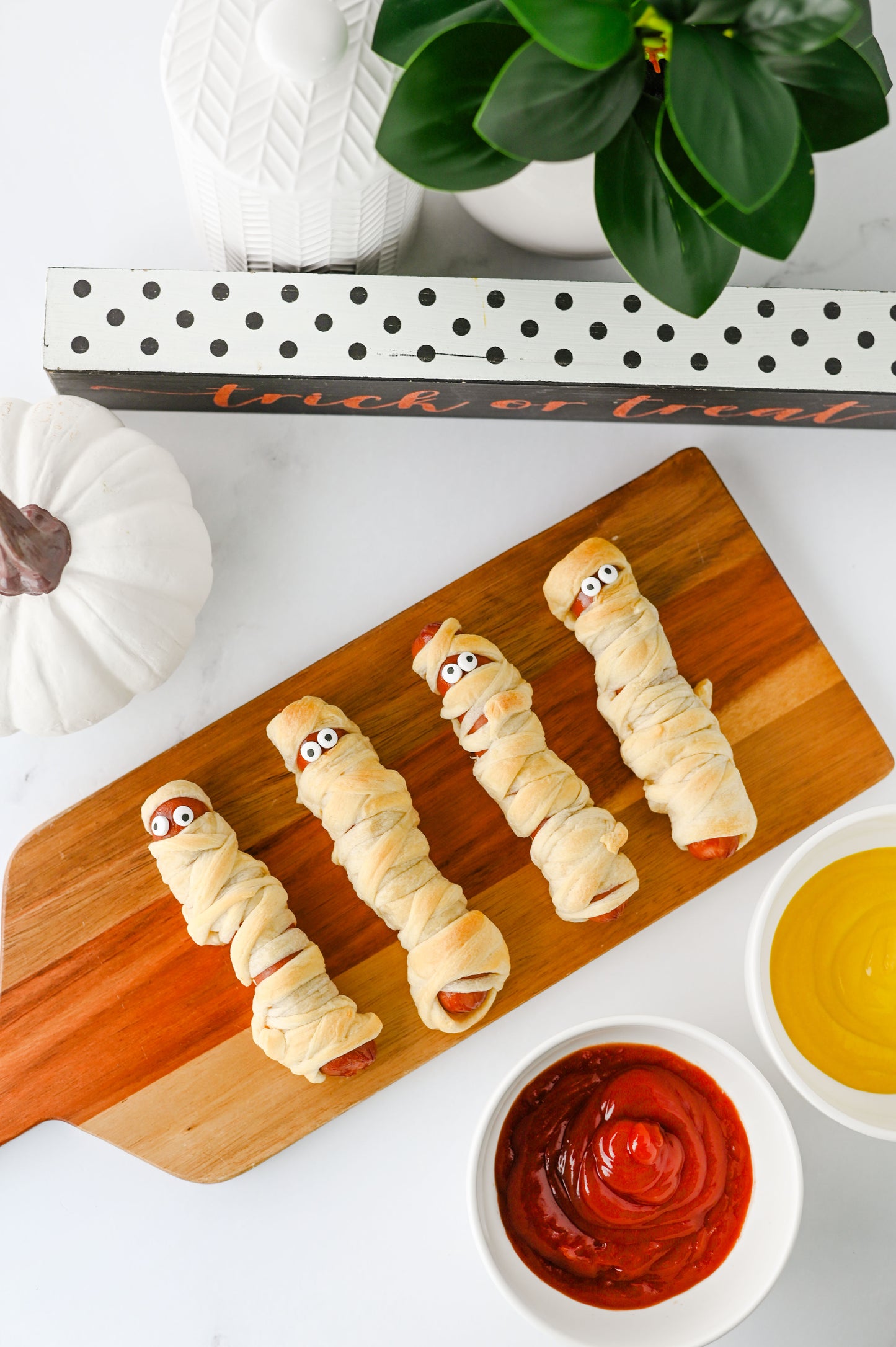 Mummy Hot Dogs Set #4