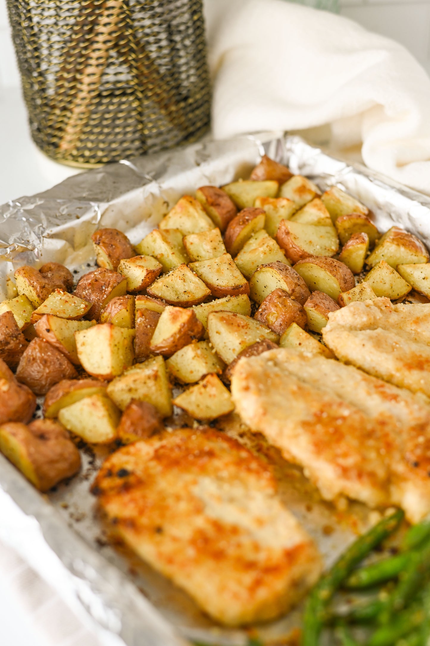 Sheet Pan Parmesan Crusted Chicken Set #4