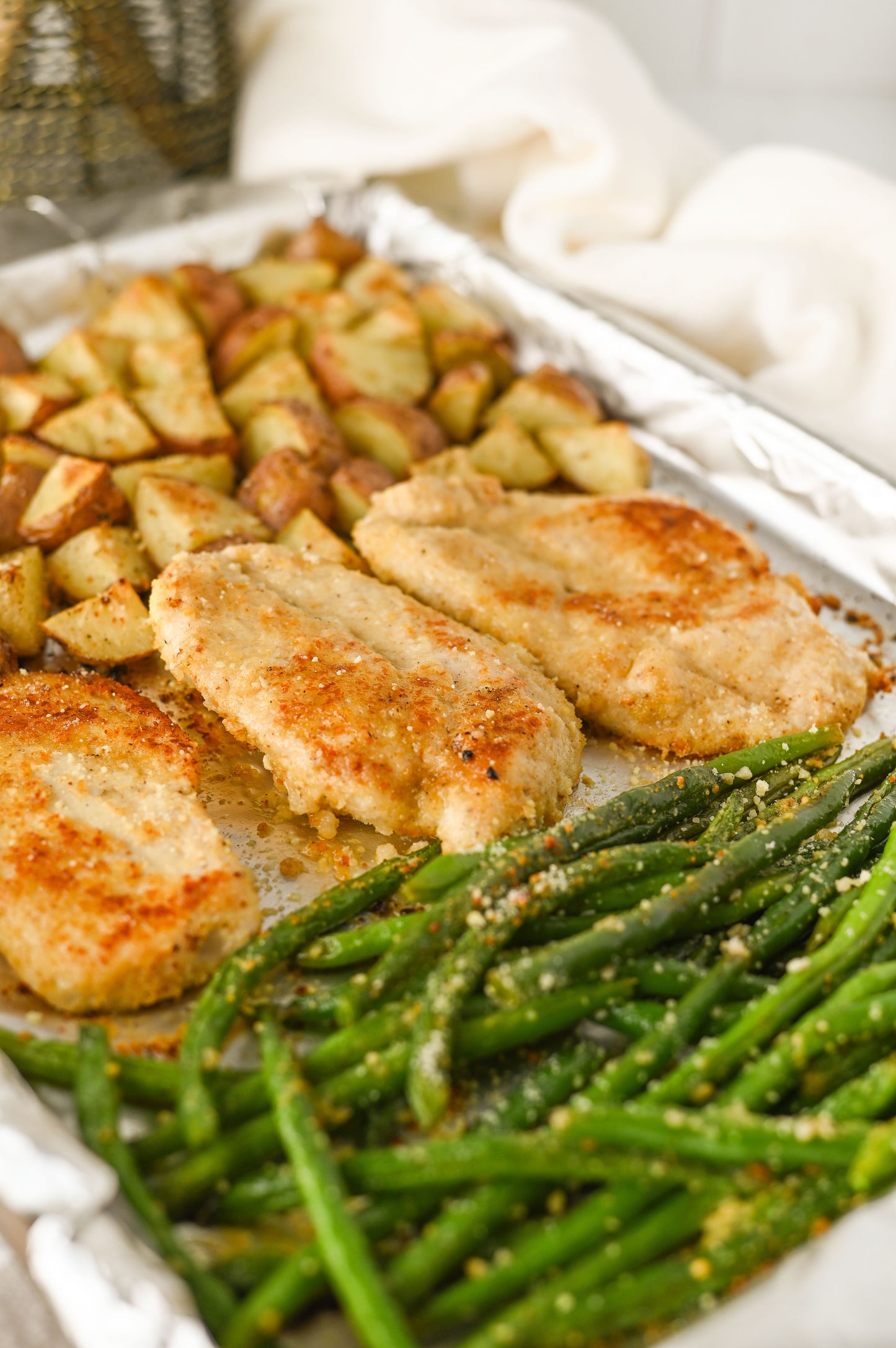 Sheet Pan Parmesan Crusted Chicken Set #4