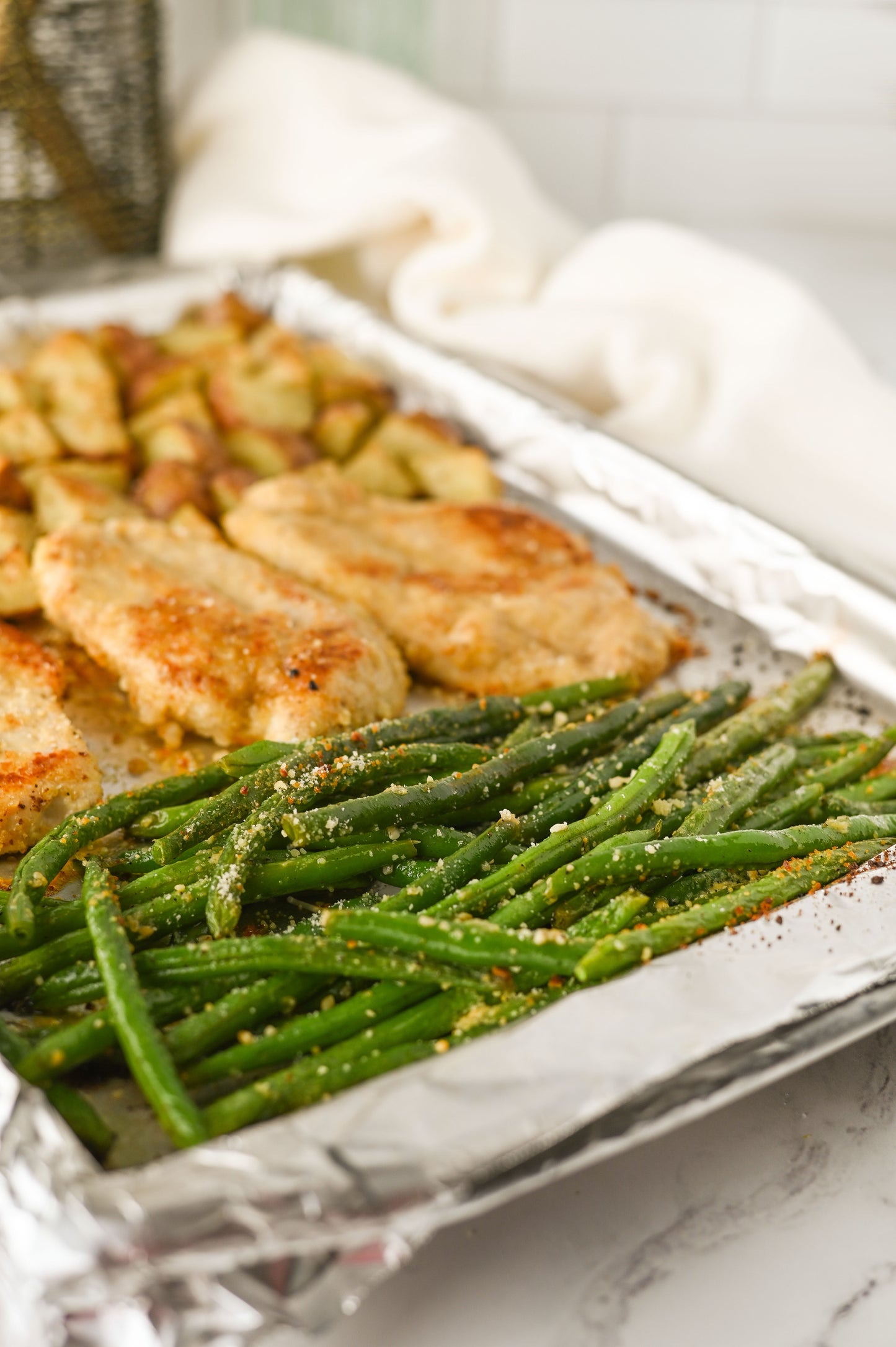 Sheet Pan Parmesan Crusted Chicken Set #4