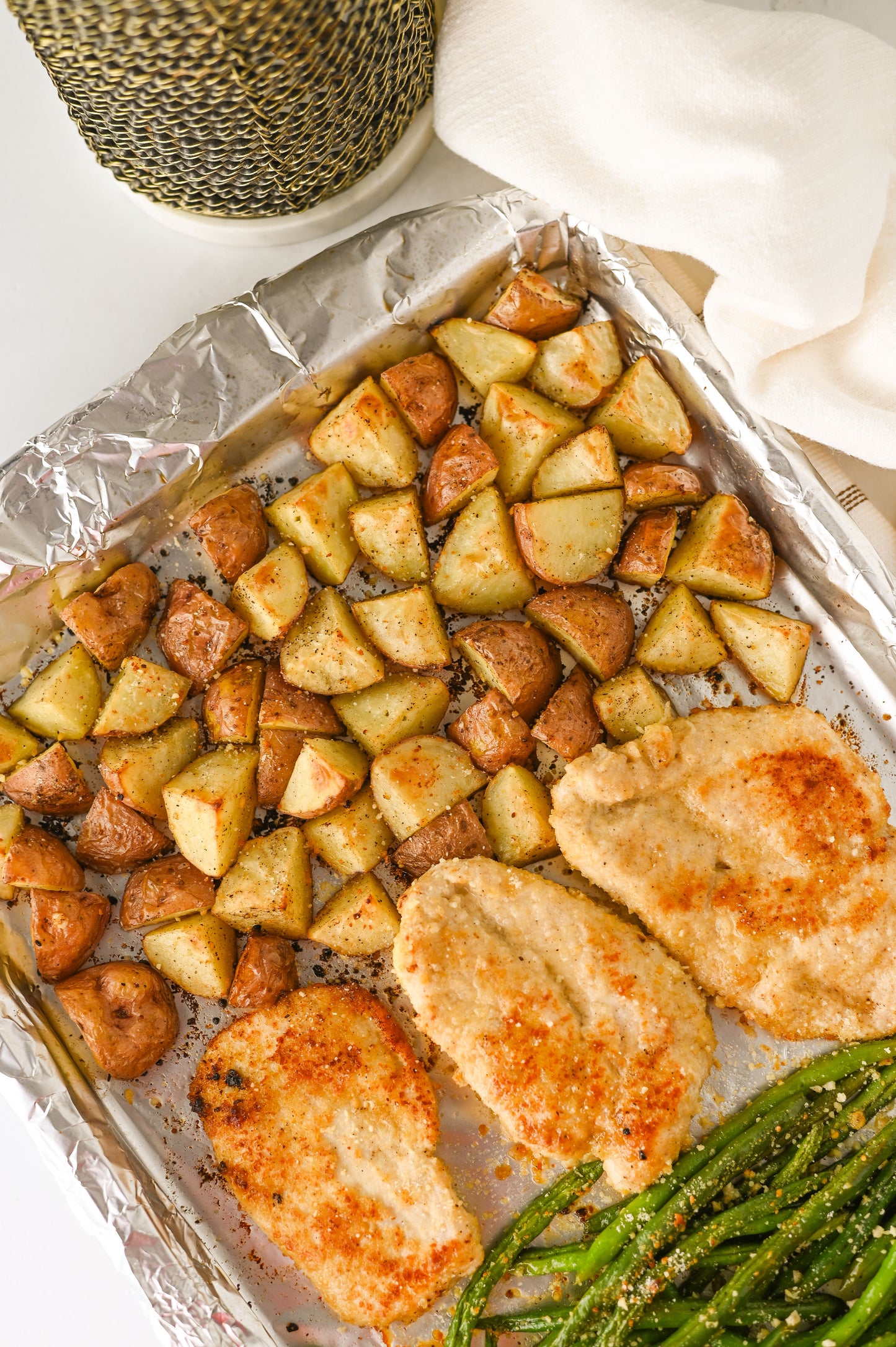 Sheet Pan Parmesan Crusted Chicken Set #4