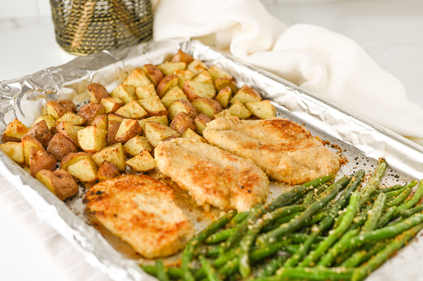 Sheet Pan Parmesan Crusted Chicken Set #4