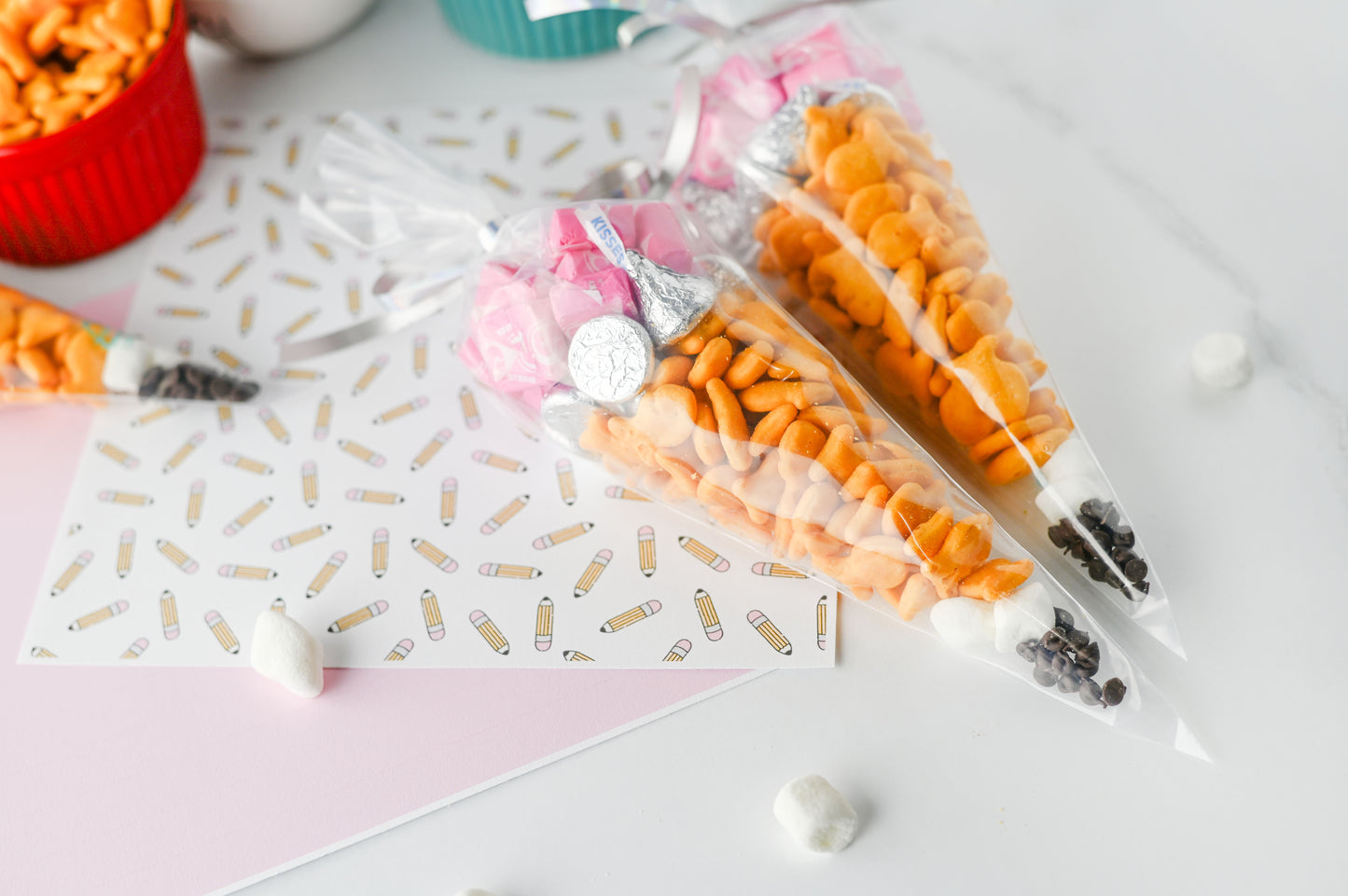 Pencil Treat Bags Set #4