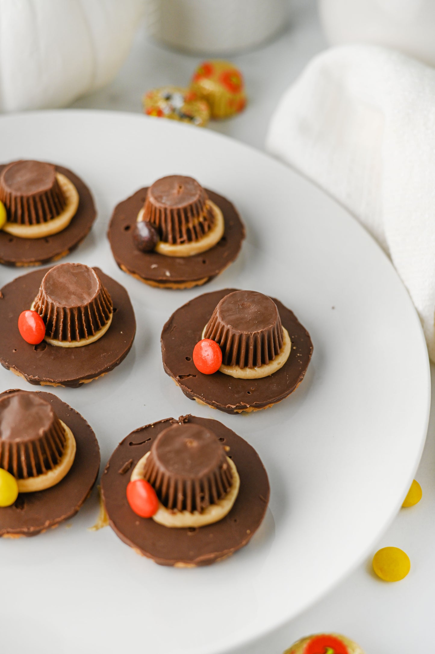 Pilgrim Hat Cookies Set #4