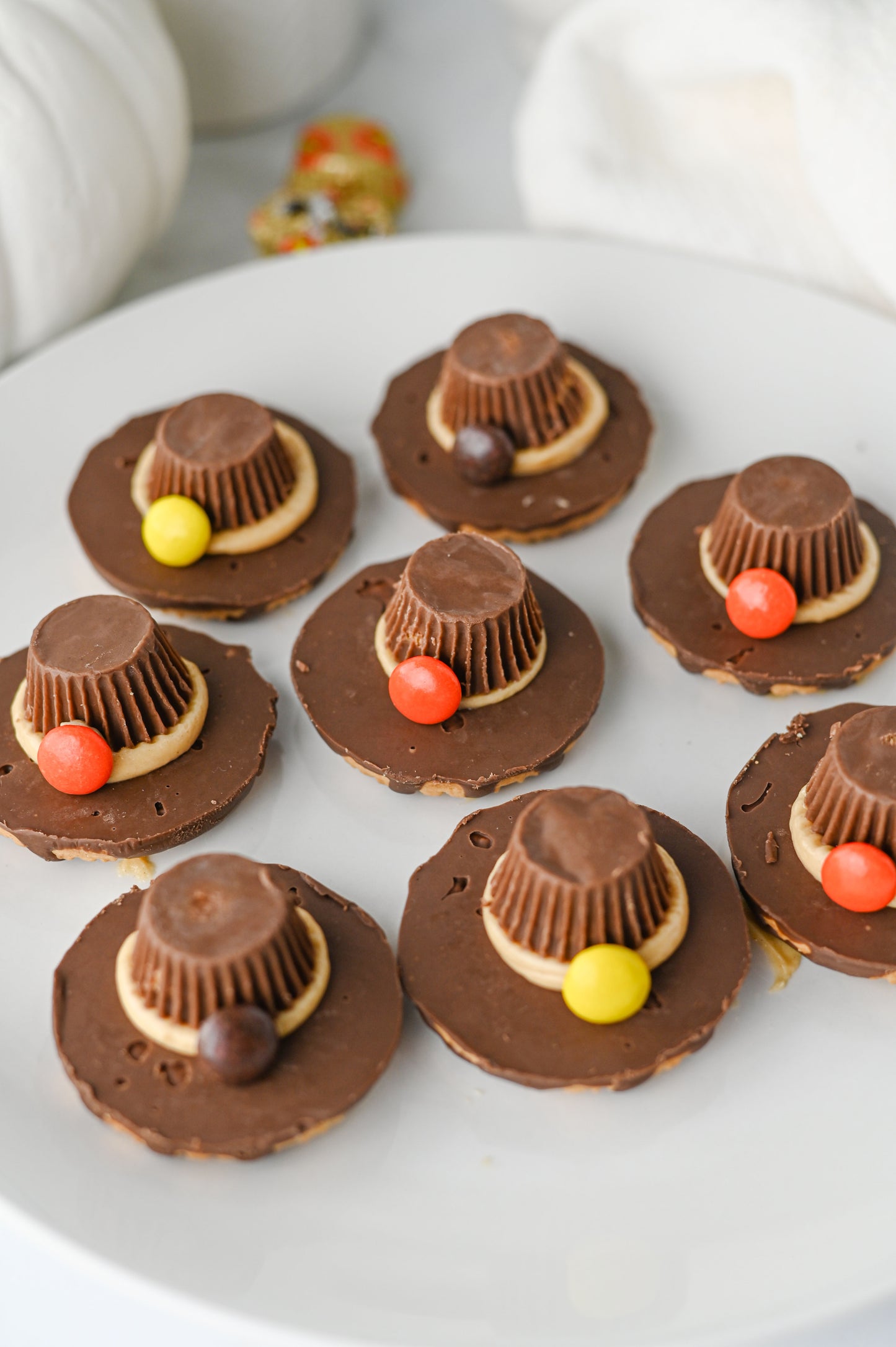Pilgrim Hat Cookies Set #4