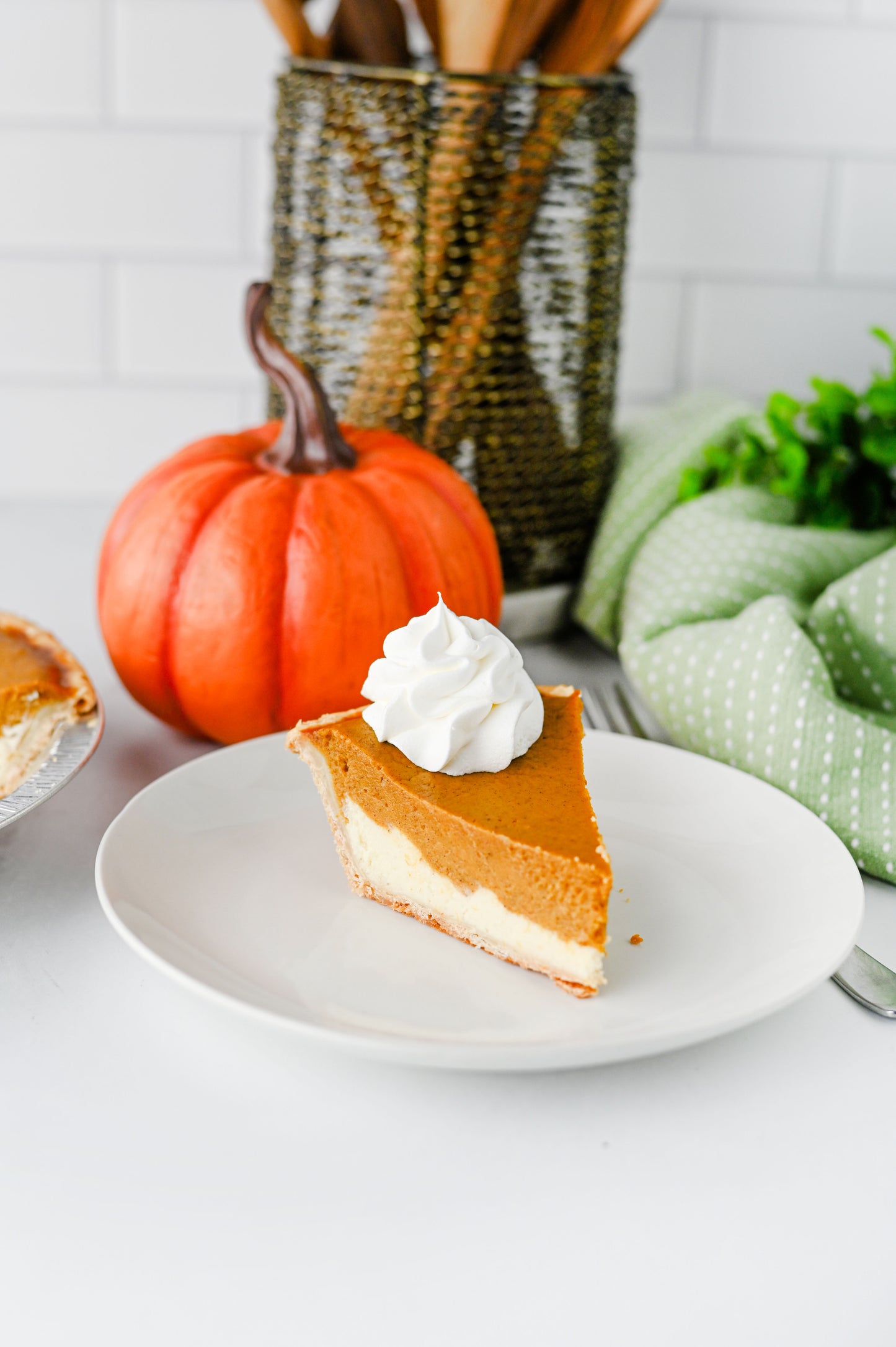 Pumpkin Cheesecake Pie Set #4