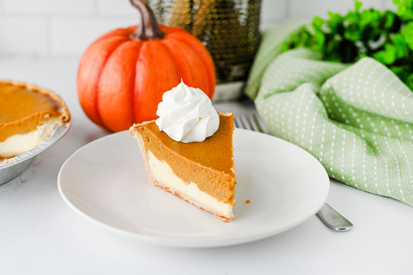 Pumpkin Cheesecake Pie Set #4