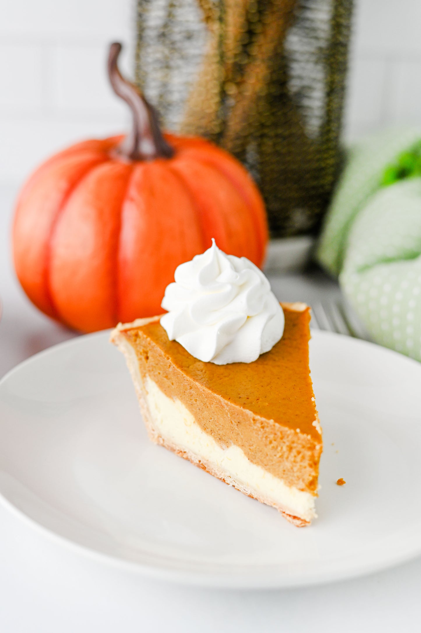 Pumpkin Cheesecake Pie Set #4