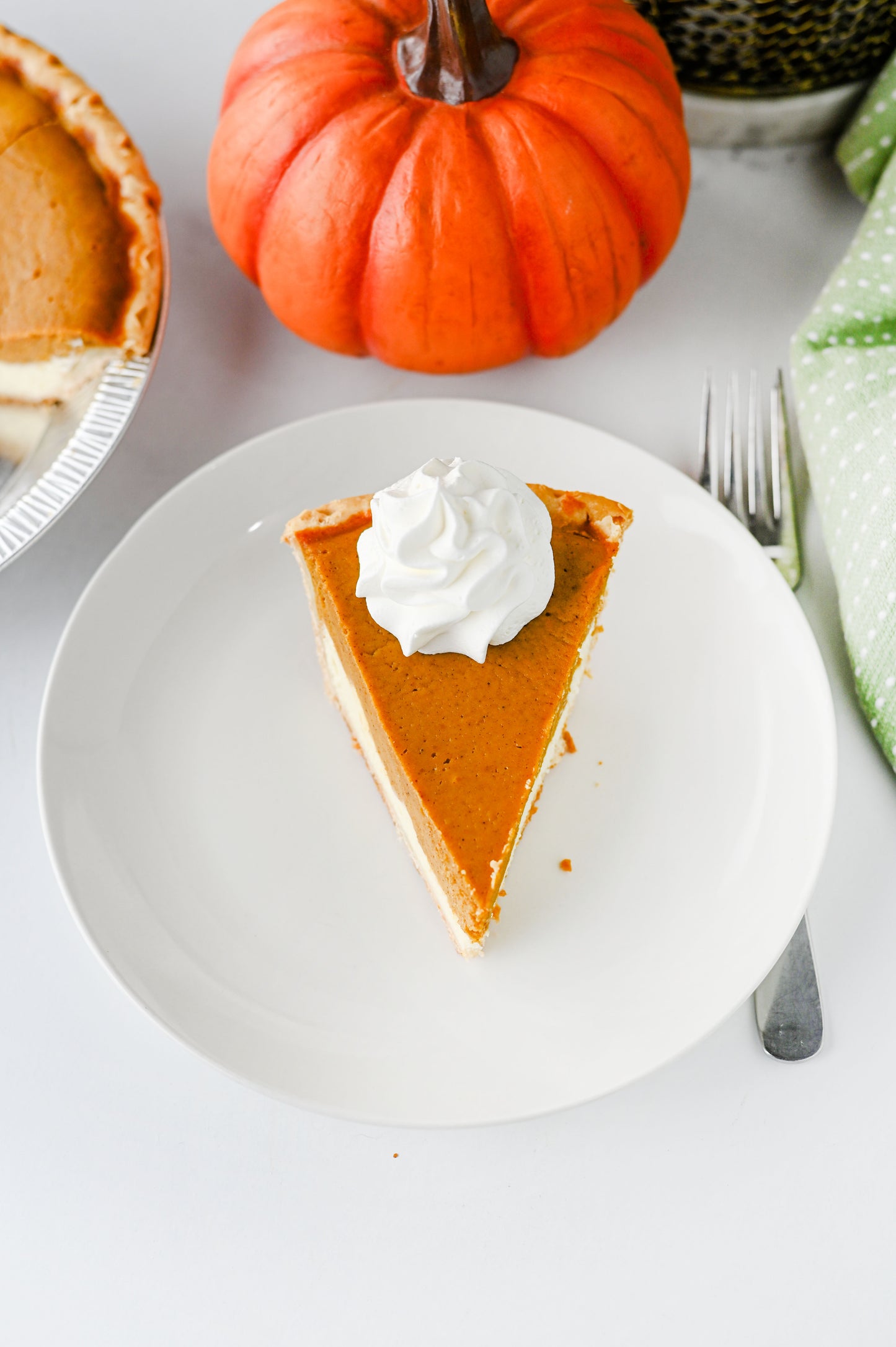 Pumpkin Cheesecake Pie Set #4
