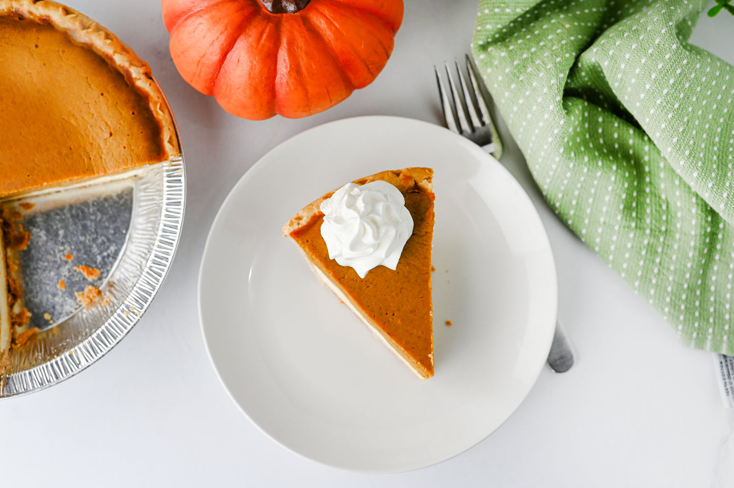 Pumpkin Cheesecake Pie Set #4