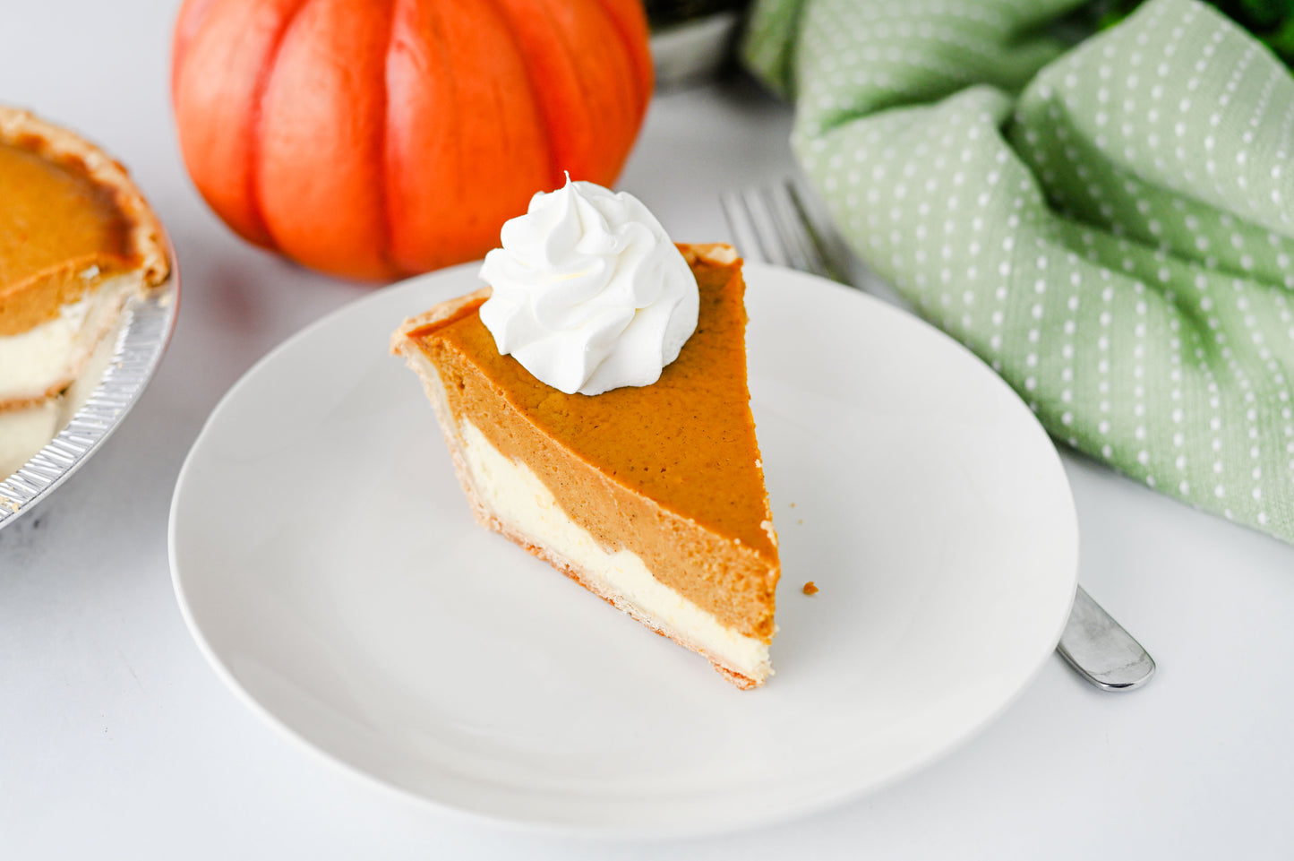 Pumpkin Cheesecake Pie Set #4