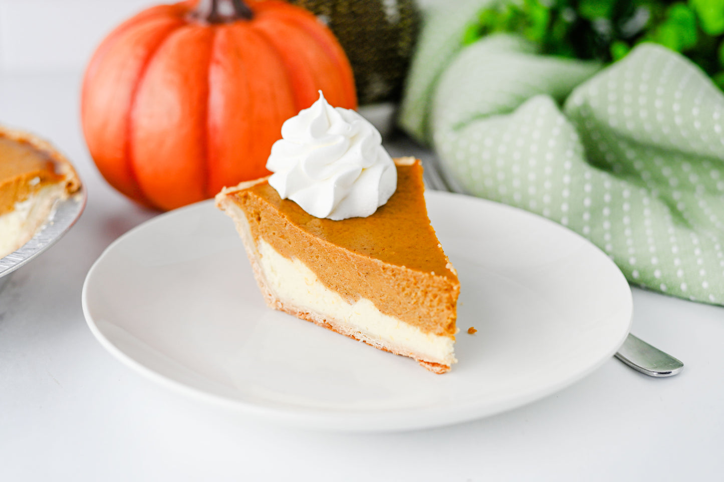 Pumpkin Cheesecake Pie Set #4