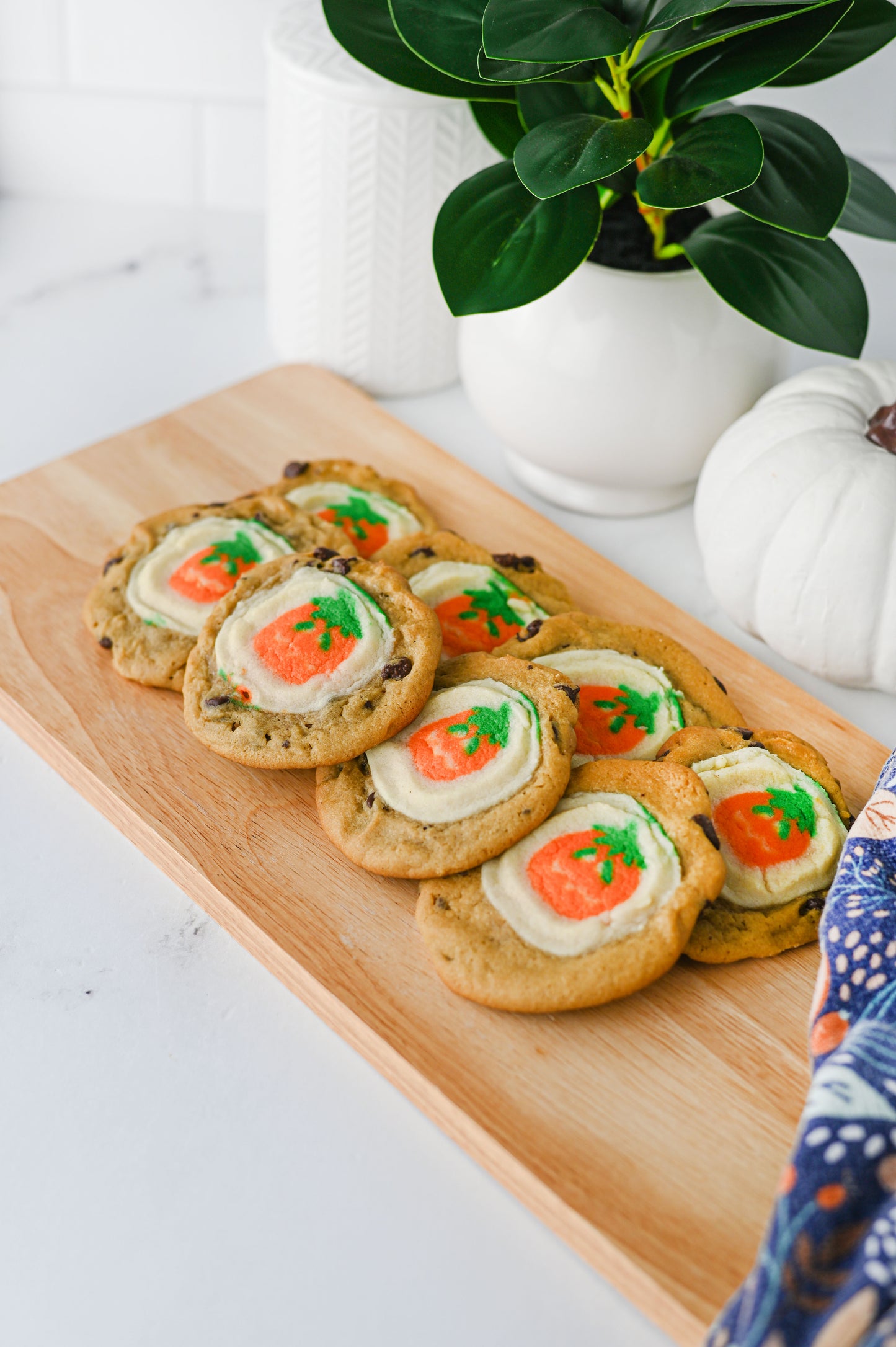 Pillsbury Pumpkin Shaped/Chocolate Chip Cookies Set #4