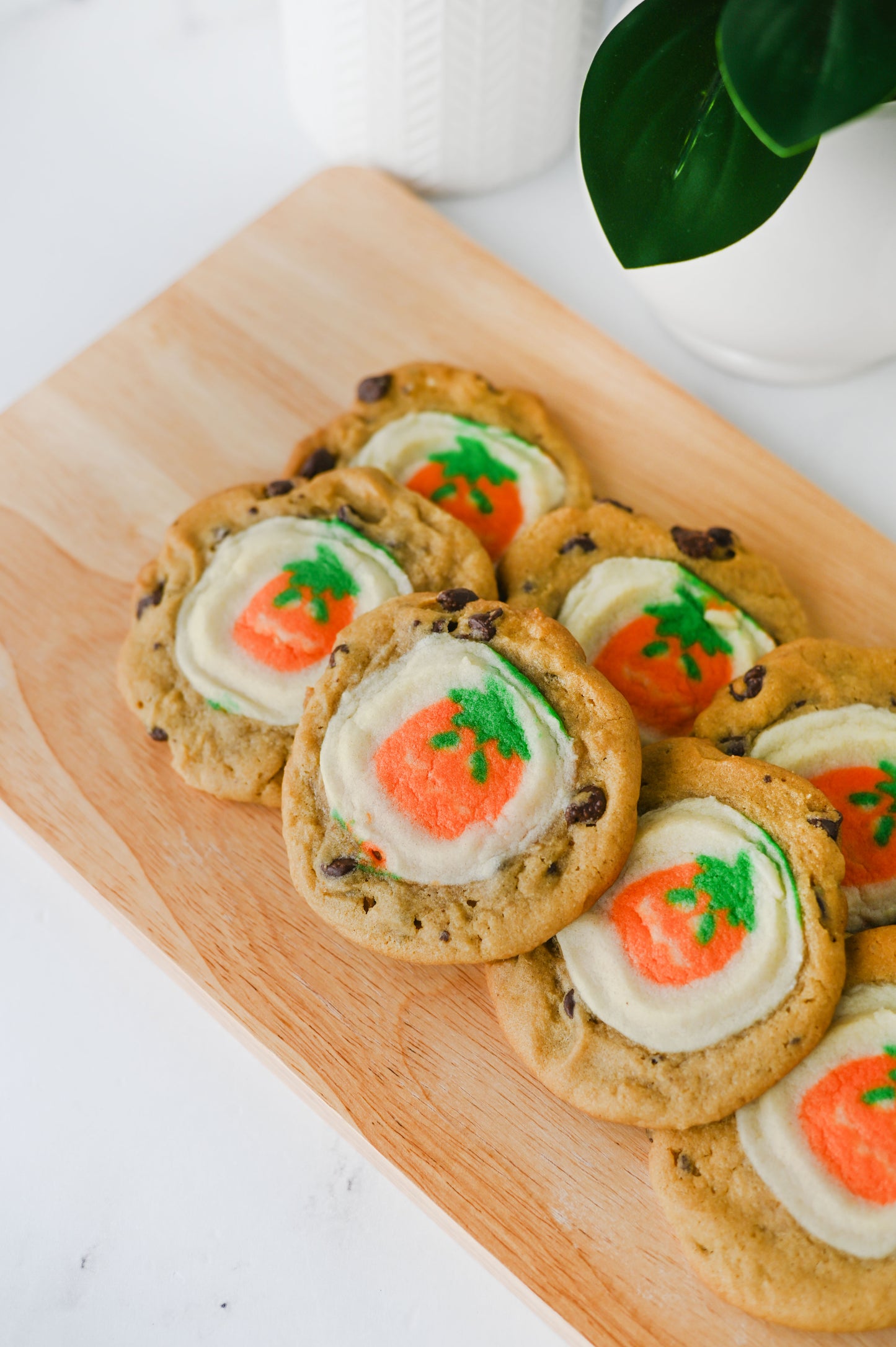 Pillsbury Pumpkin Shaped/Chocolate Chip Cookies Set #4