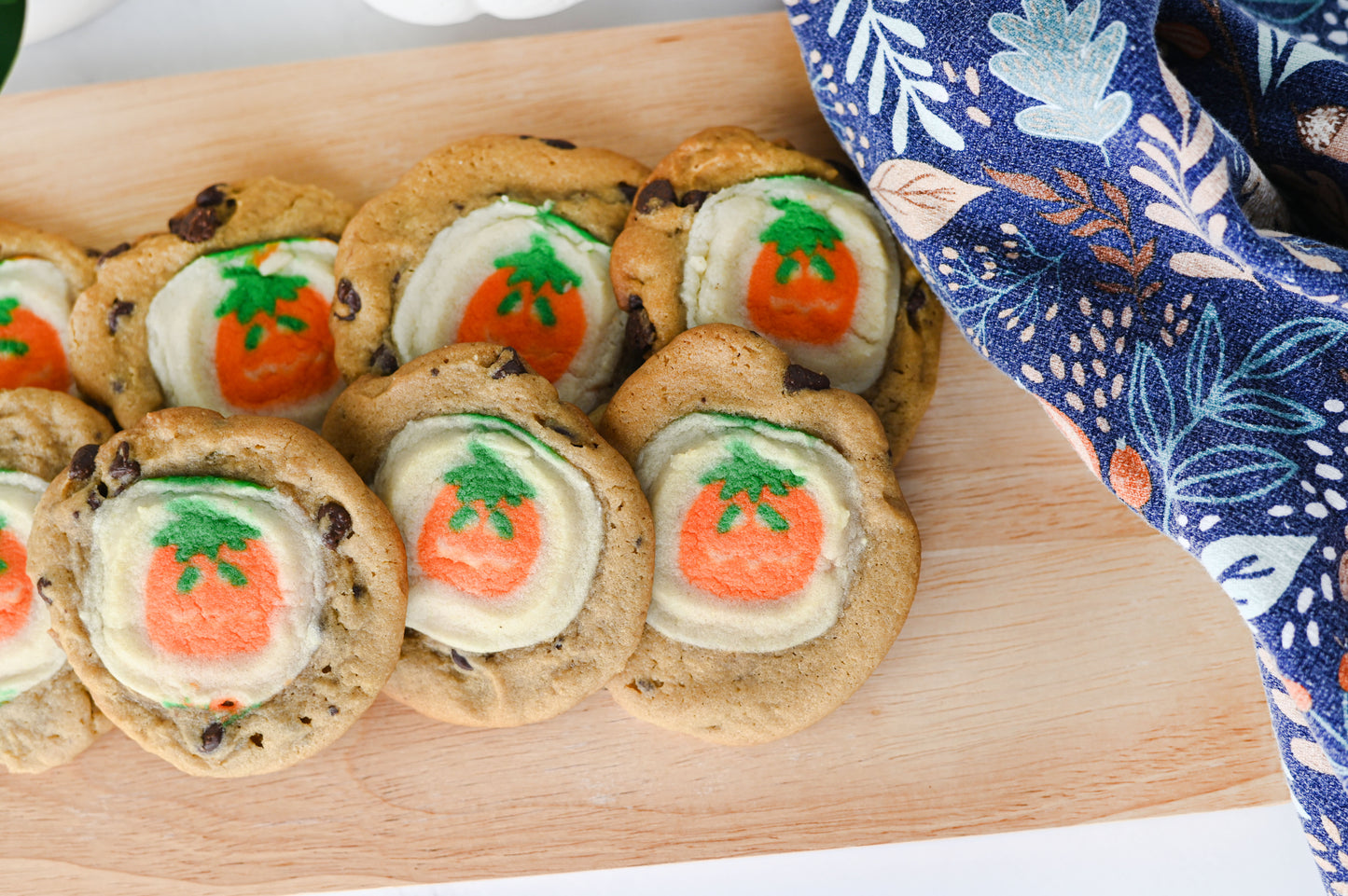 Pillsbury Pumpkin Shaped/Chocolate Chip Cookies Set #4