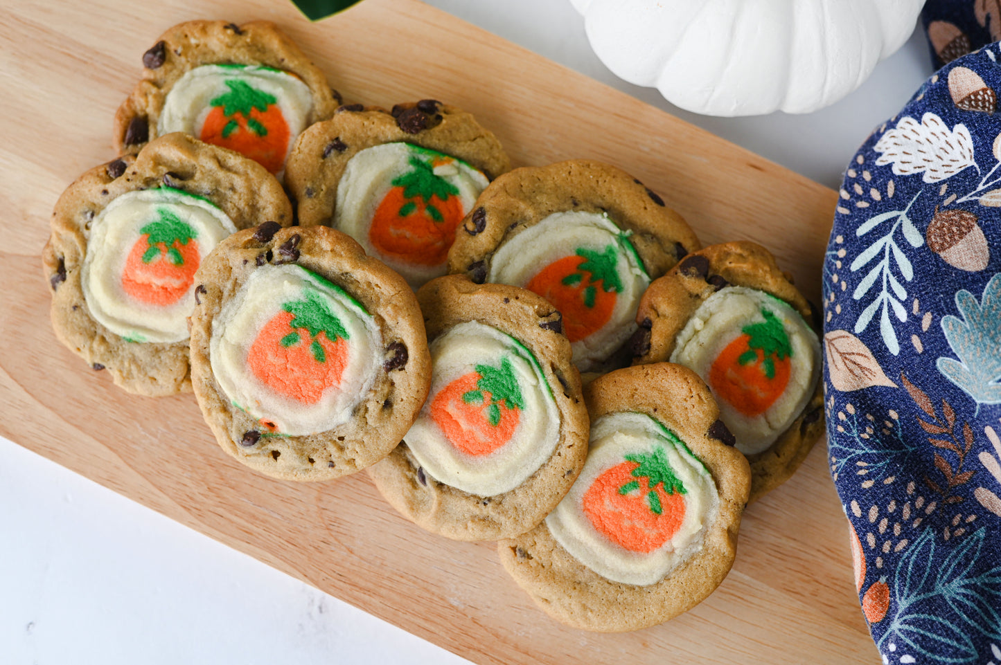Pillsbury Pumpkin Shaped/Chocolate Chip Cookies Set #4
