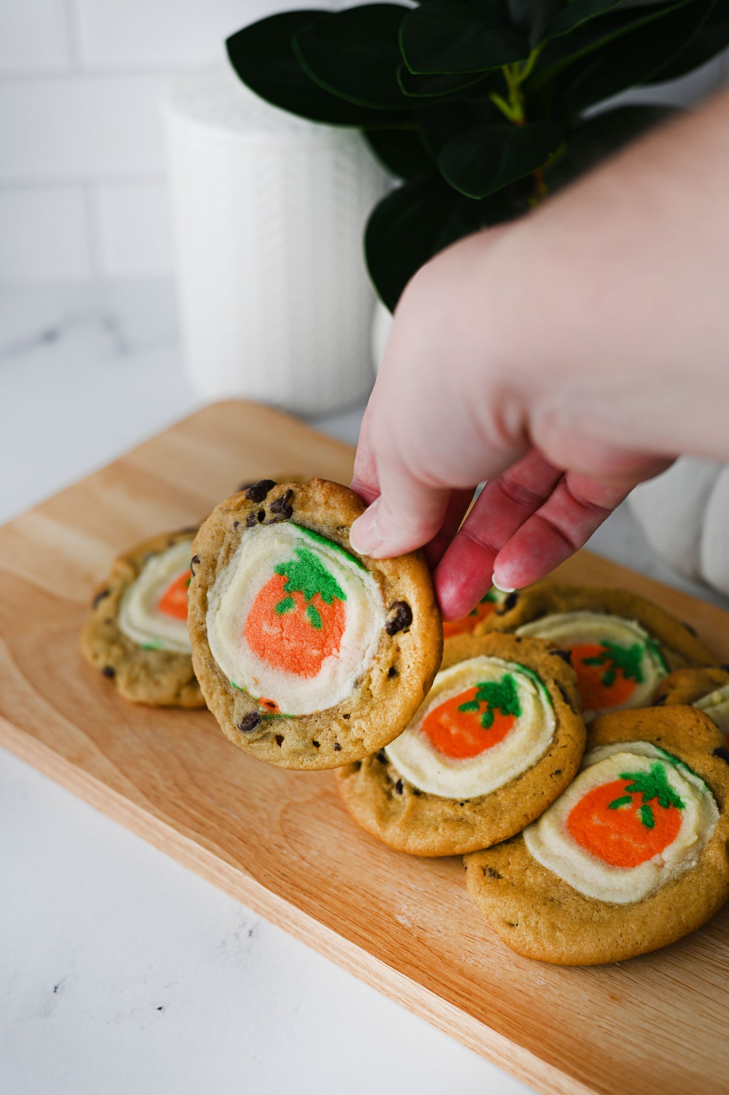 Pillsbury Pumpkin Shaped/Chocolate Chip Cookies Set #4