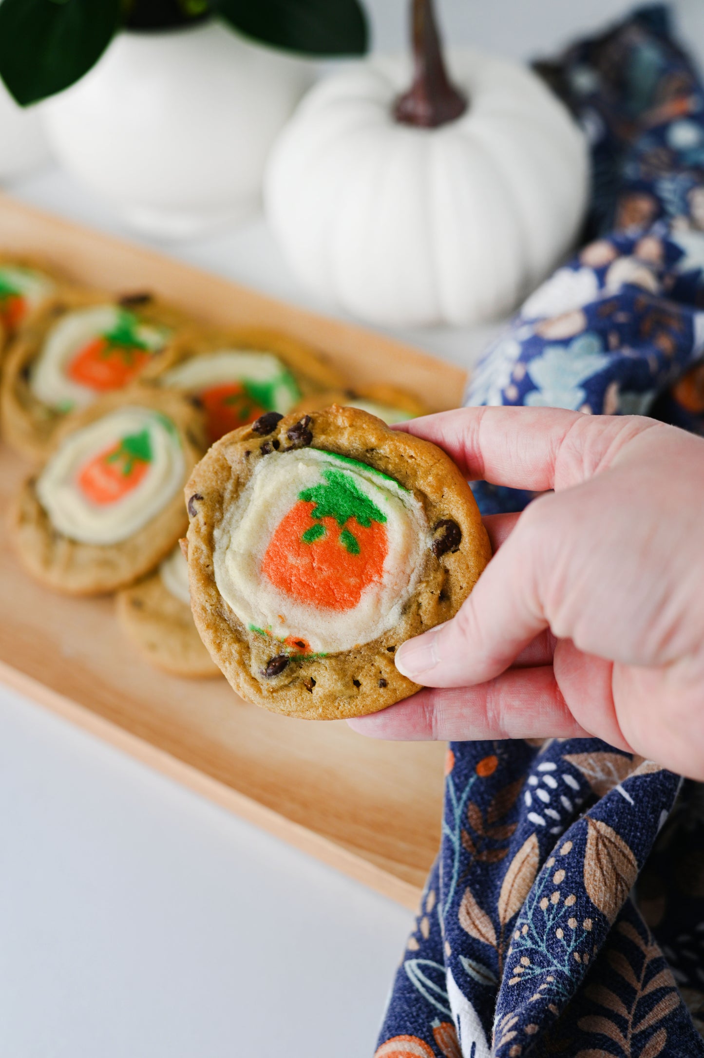Pillsbury Pumpkin Shaped/Chocolate Chip Cookies Set #4