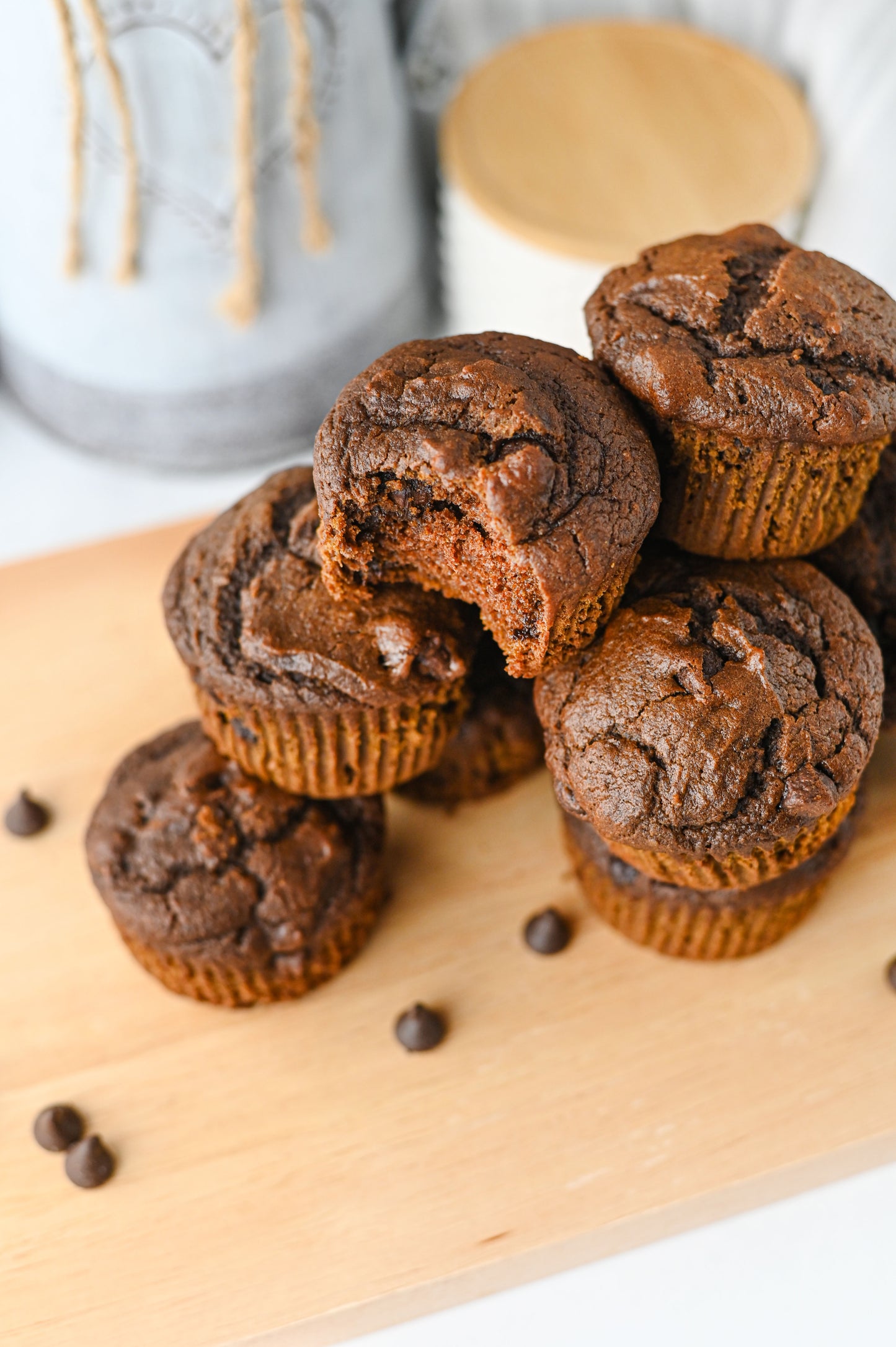 Pumpkin Chocolate Muffins Set #4
