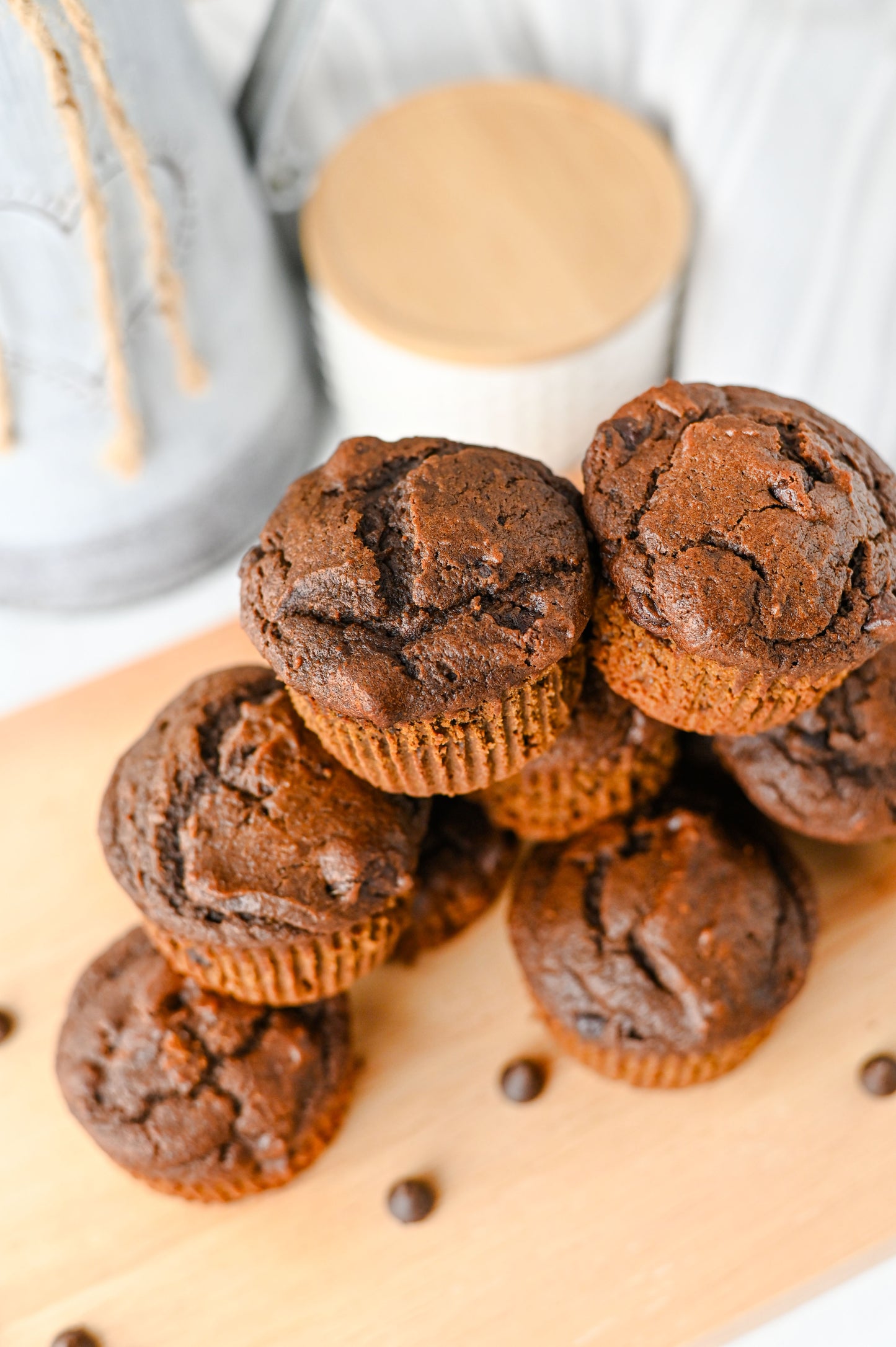 Pumpkin Chocolate Muffins Set #4