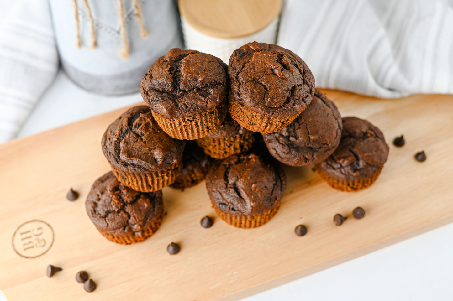 Pumpkin Chocolate Muffins Set #4