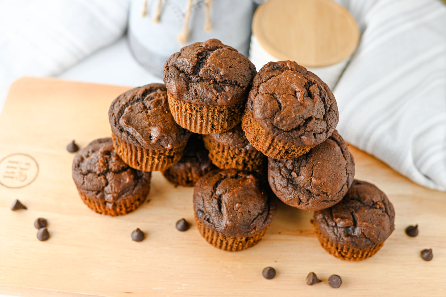 Pumpkin Chocolate Muffins Set #4