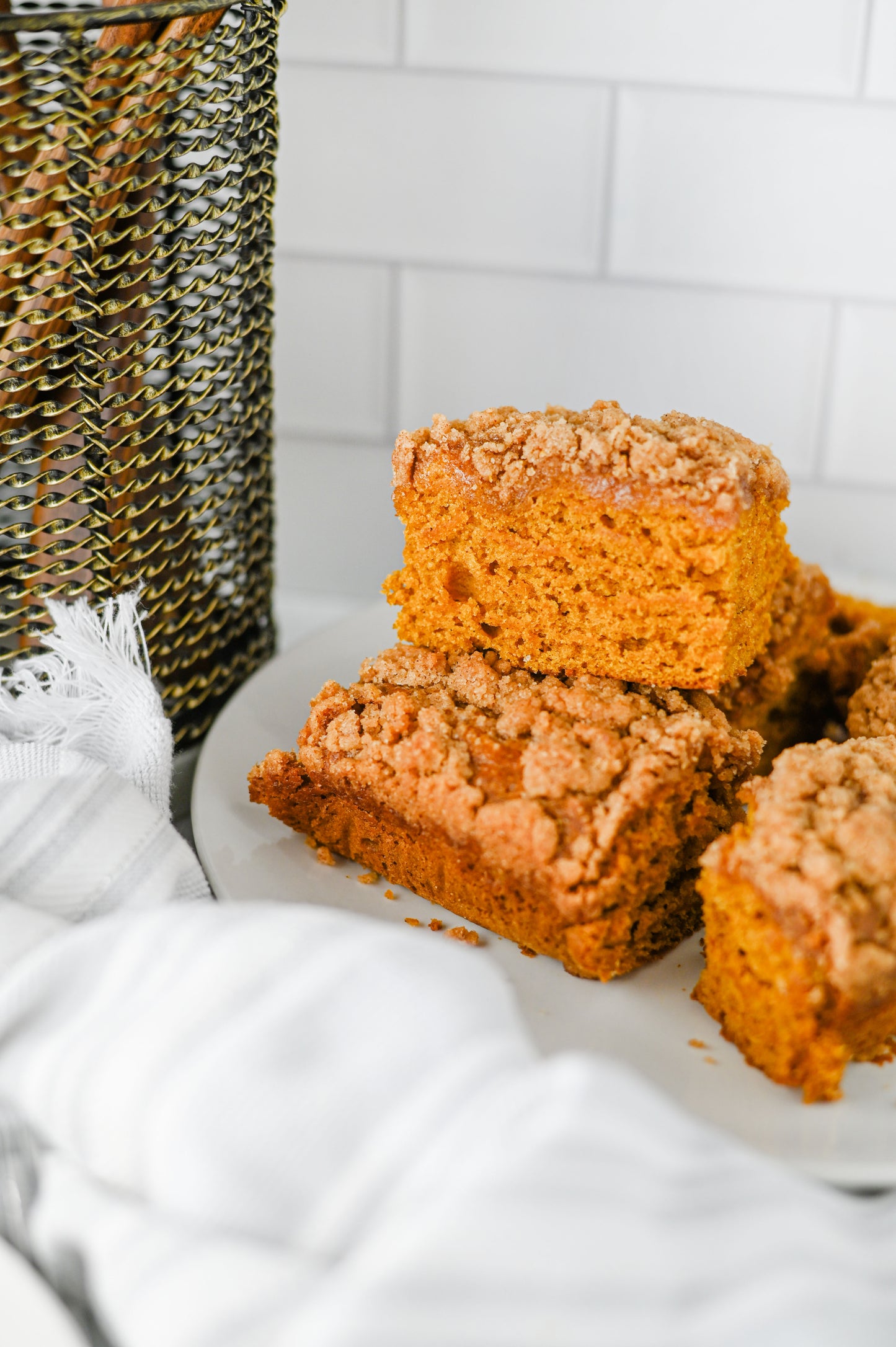 Pumpkin Coffee Cake Set #4