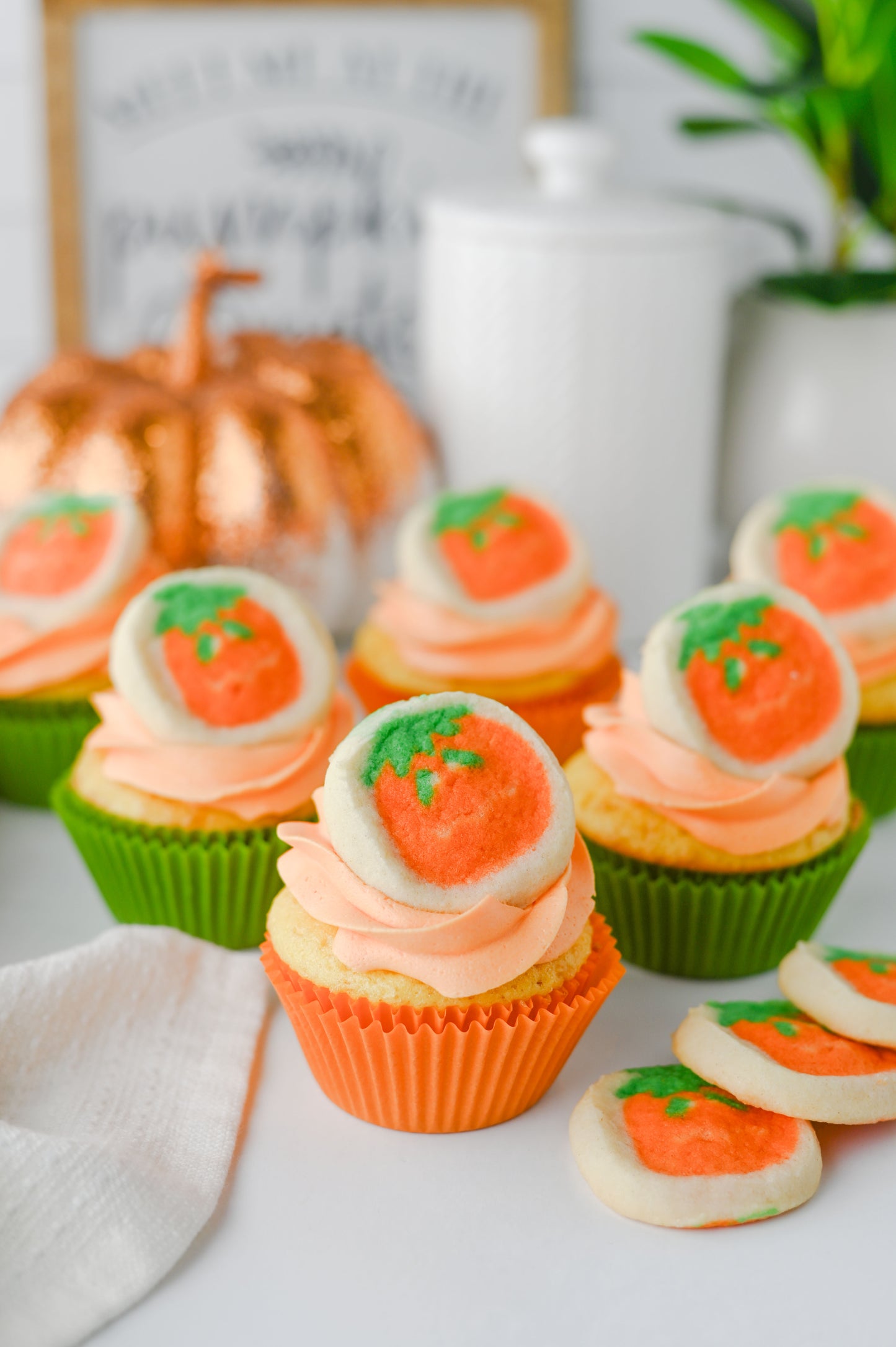 Pillsbury Pumpkin Cookie Cupcakes Set #4