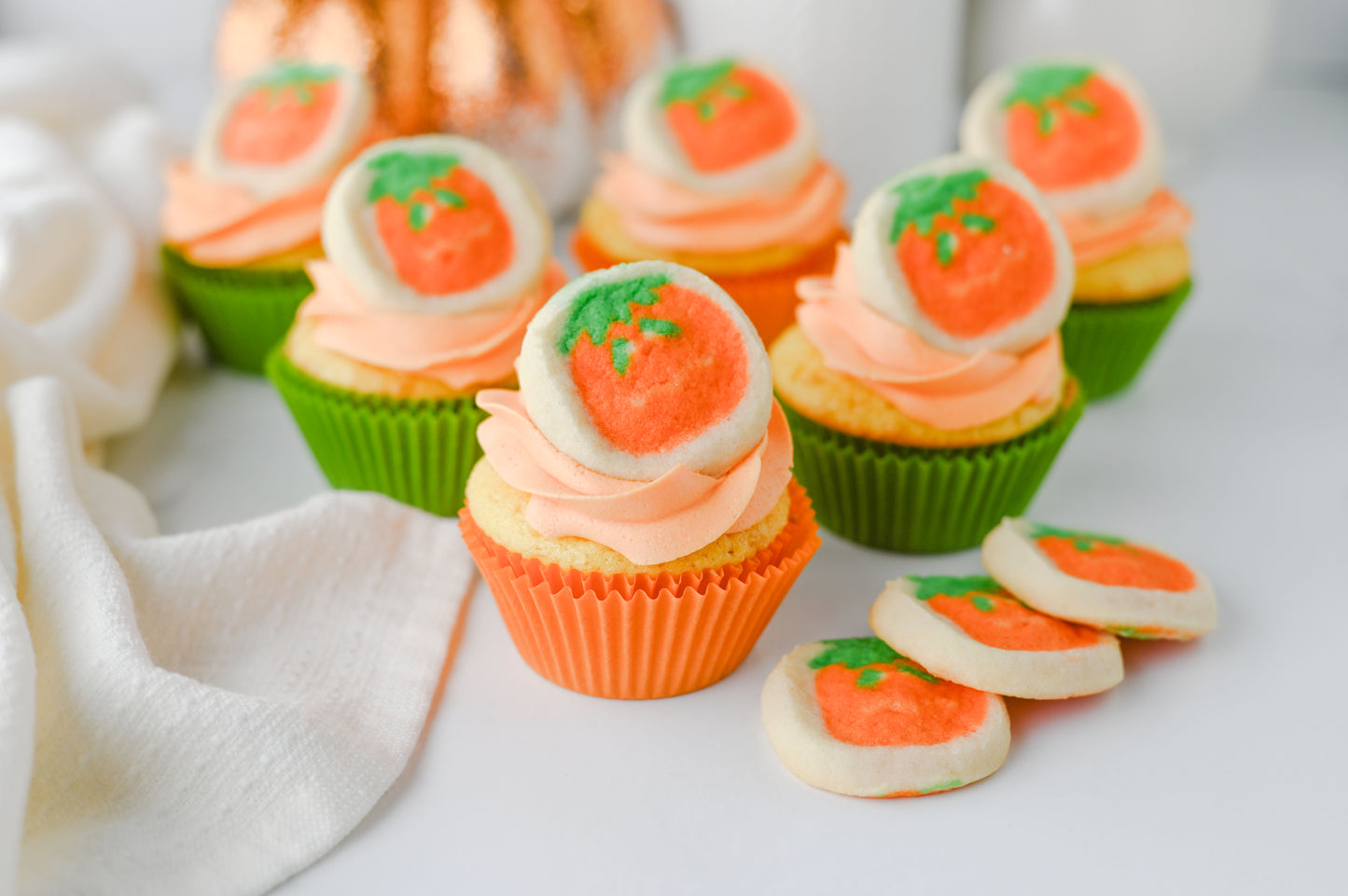 Pillsbury Pumpkin Cookie Cupcakes Set #4