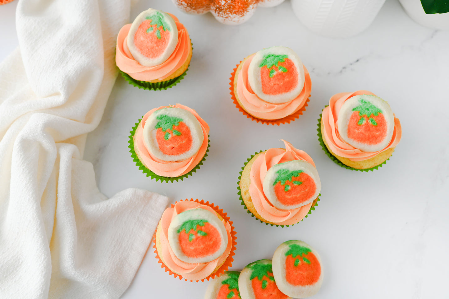 Pillsbury Pumpkin Cookie Cupcakes Set #4