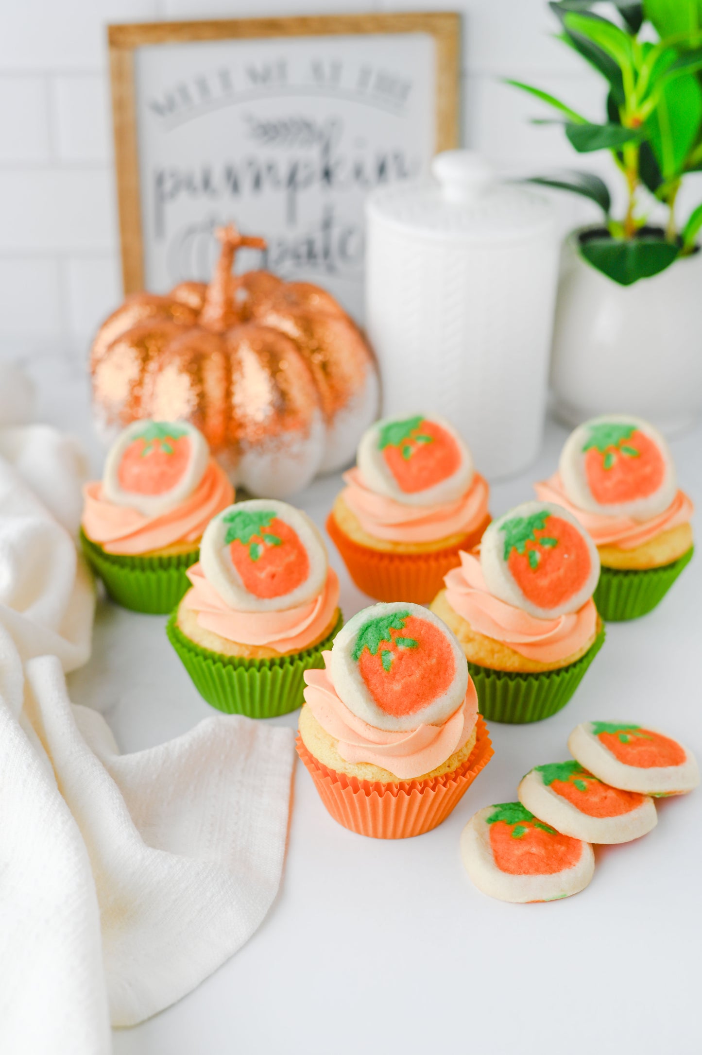 Pillsbury Pumpkin Cookie Cupcakes Set #4