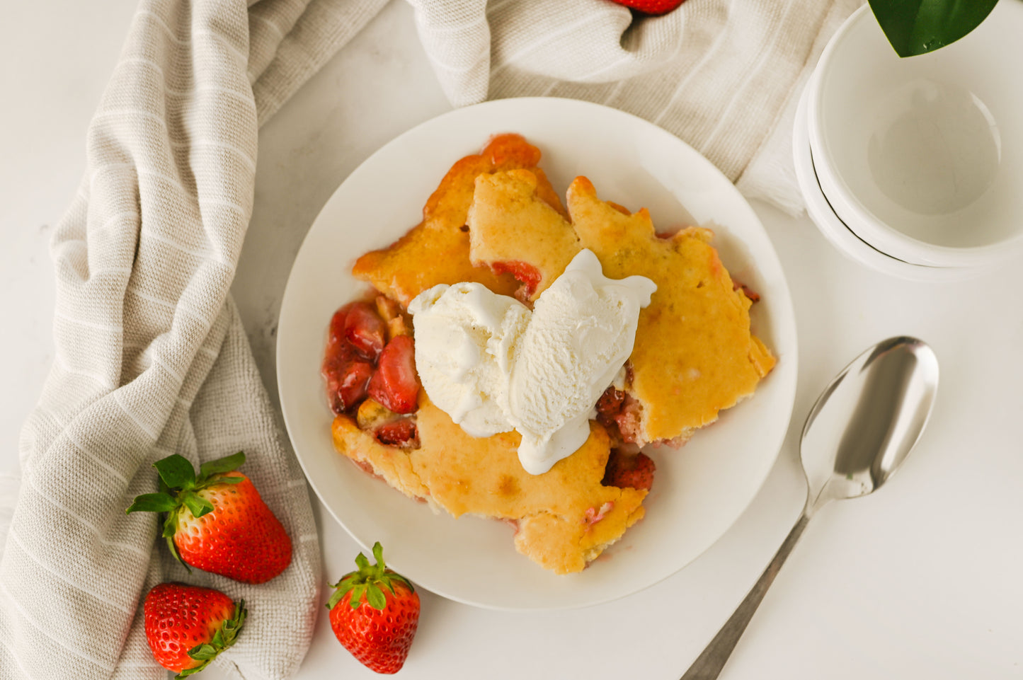 Strawberry Cobbler Set #4