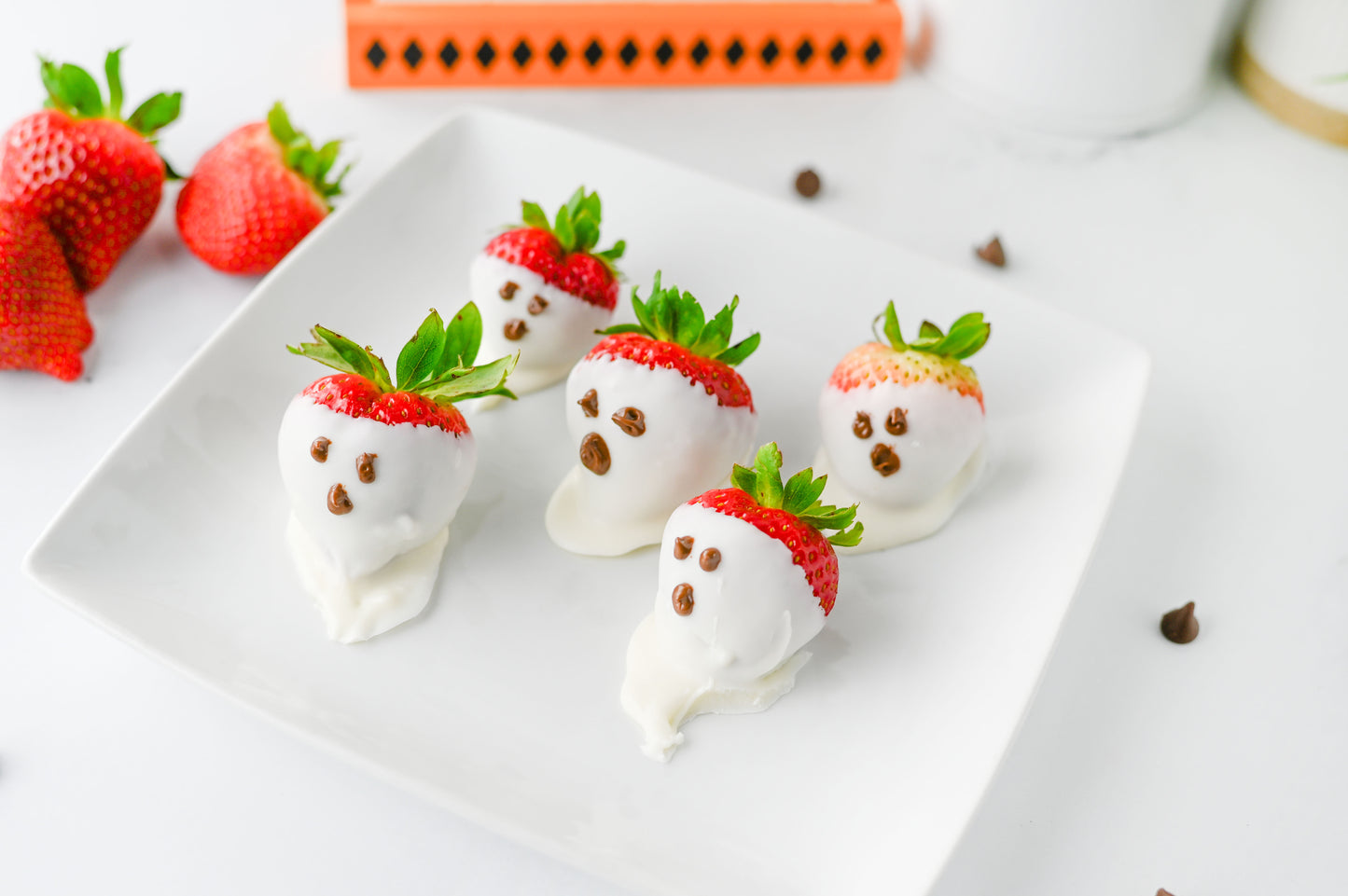 Strawberry Ghosts Set #4