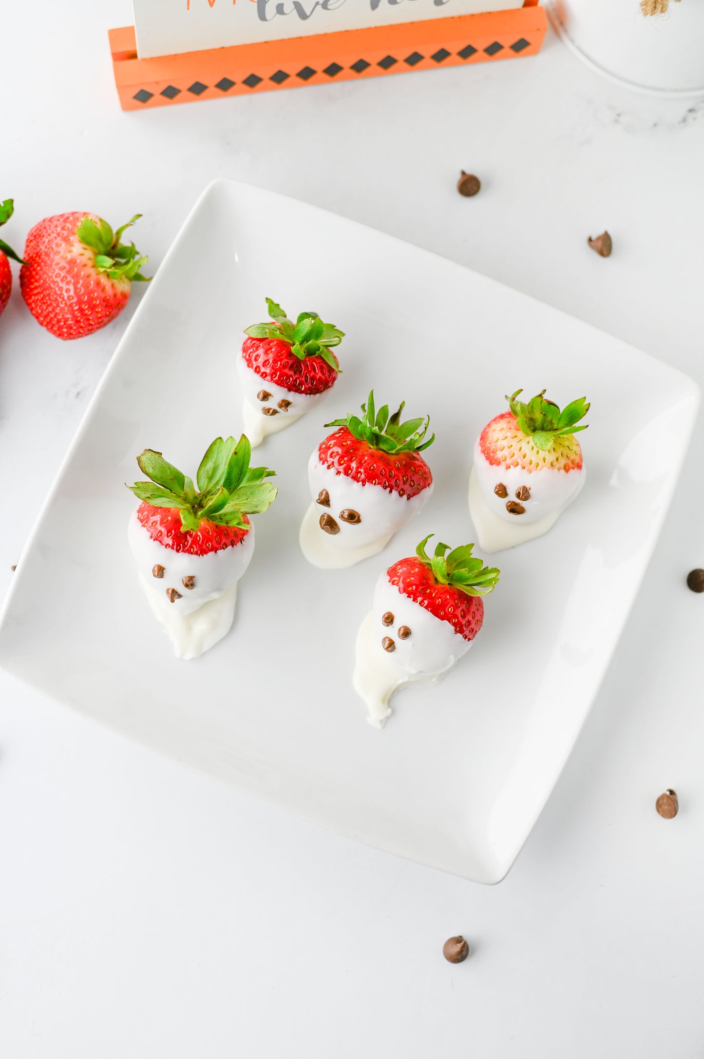Strawberry Ghosts Set #4