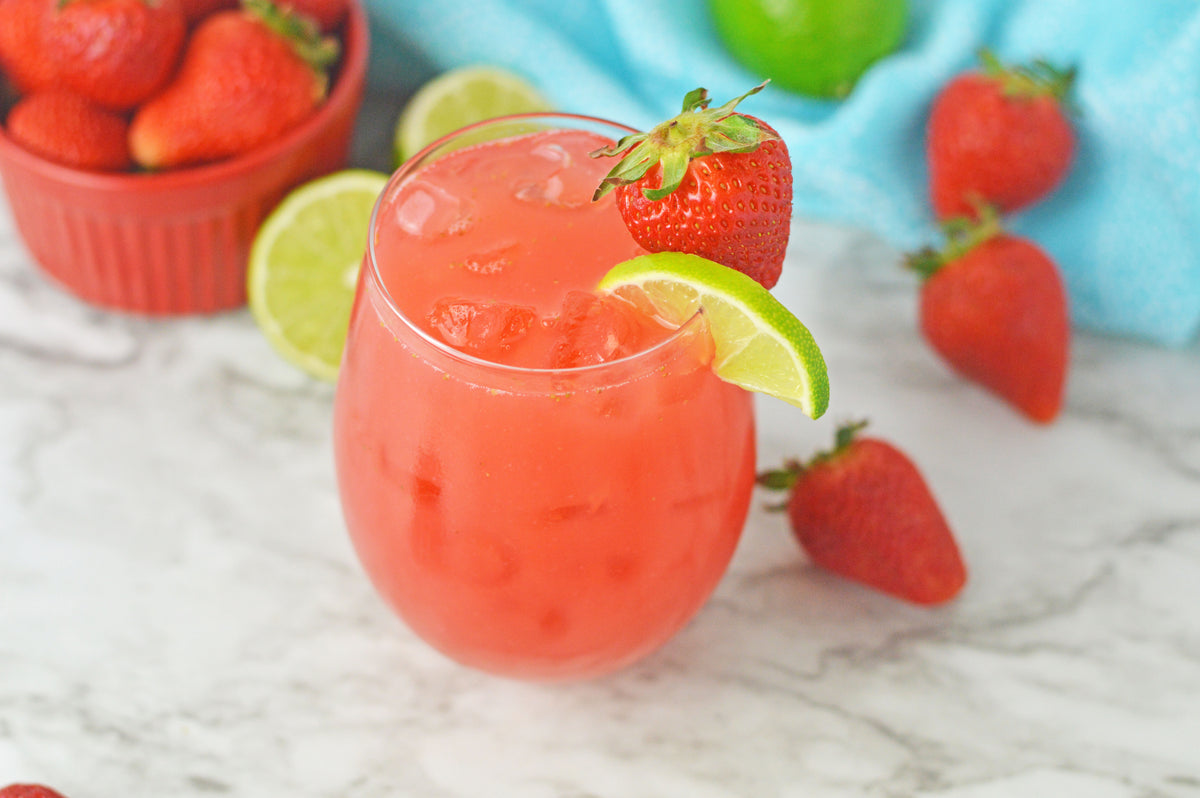 Strawberry Lime Agua Fresca