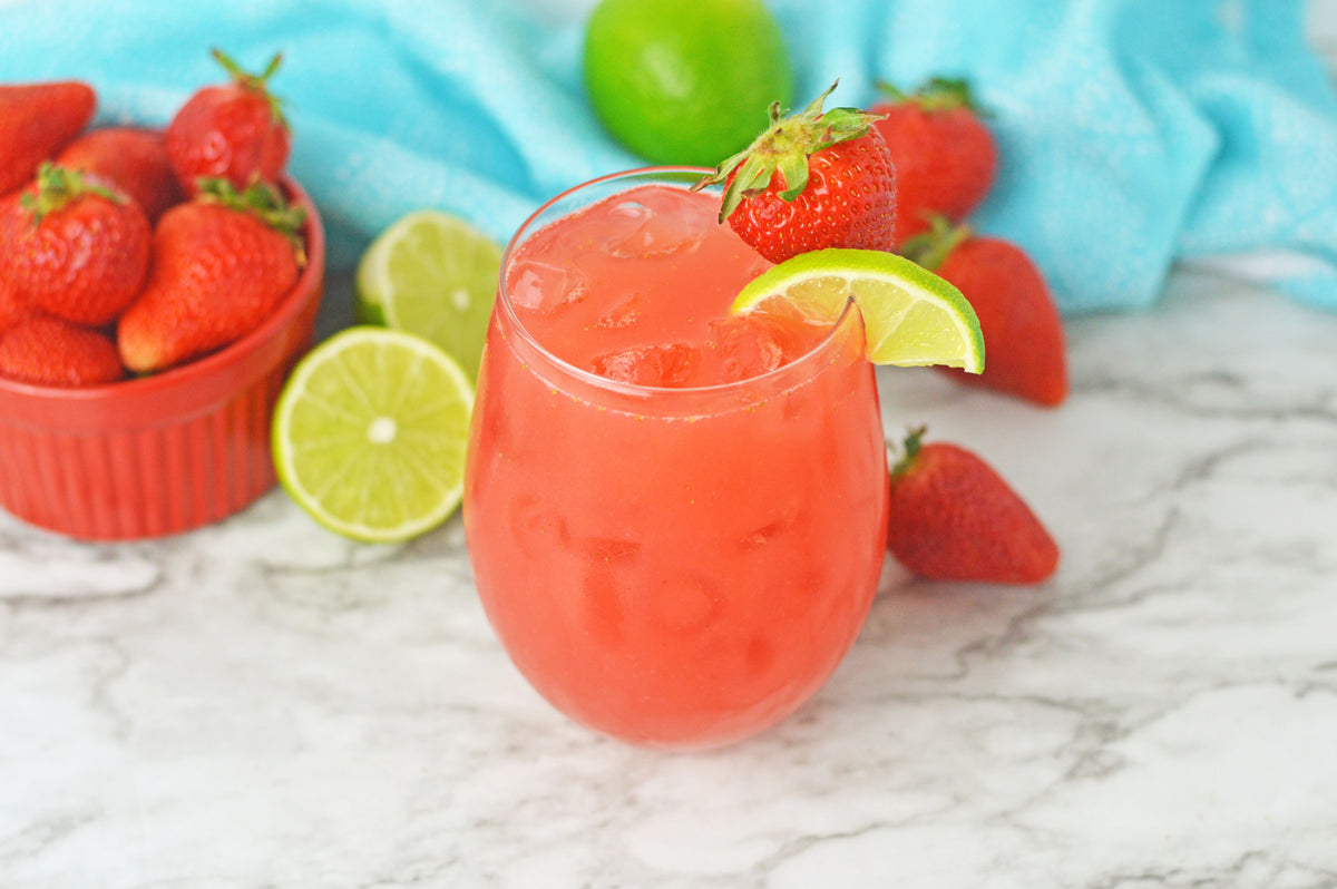 Strawberry Lime Agua Fresca