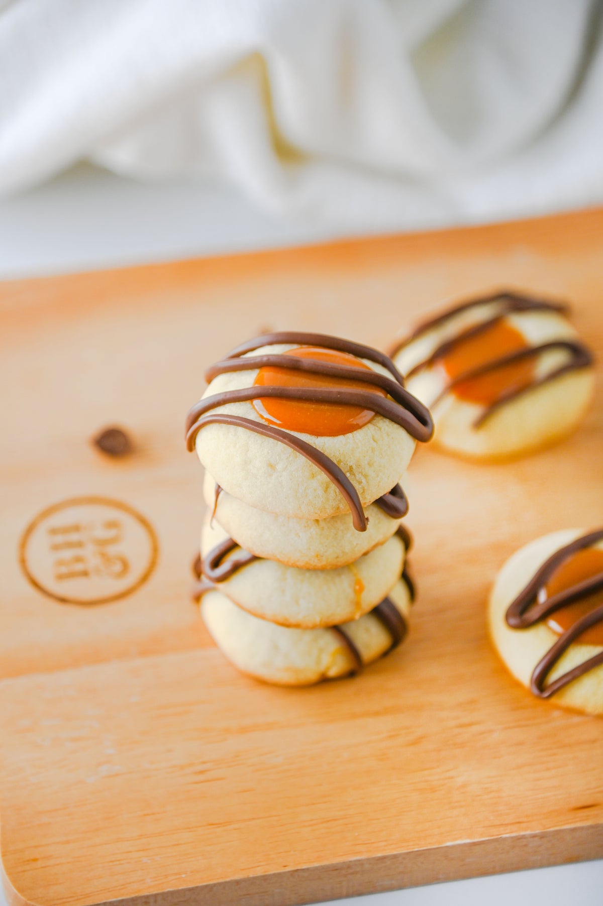 Twix Thumbprint Cookies Set #4