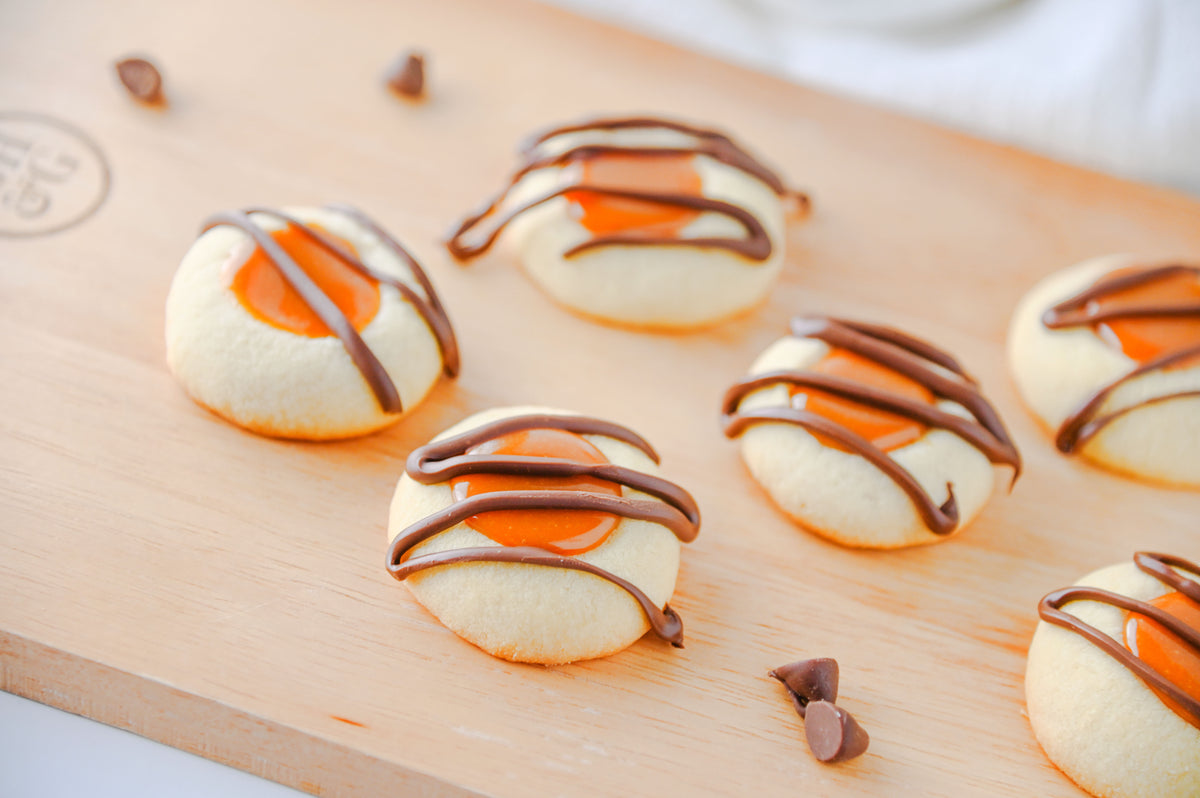 Twix Thumbprint Cookies Set #4