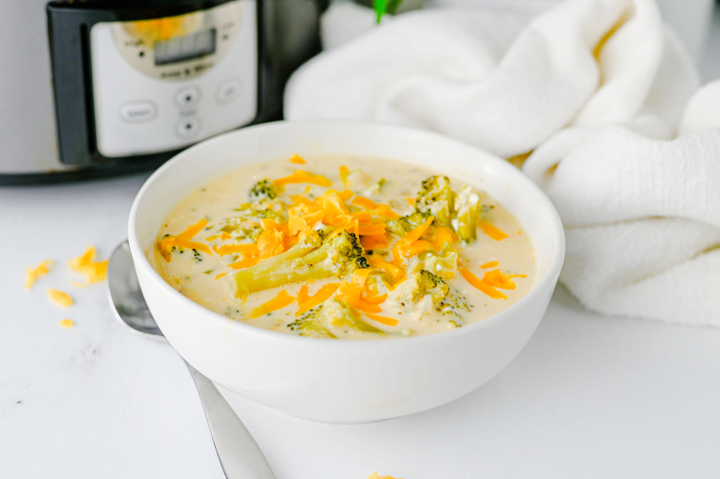 Crock Pot Broccoli Cheddar Soup Set #5