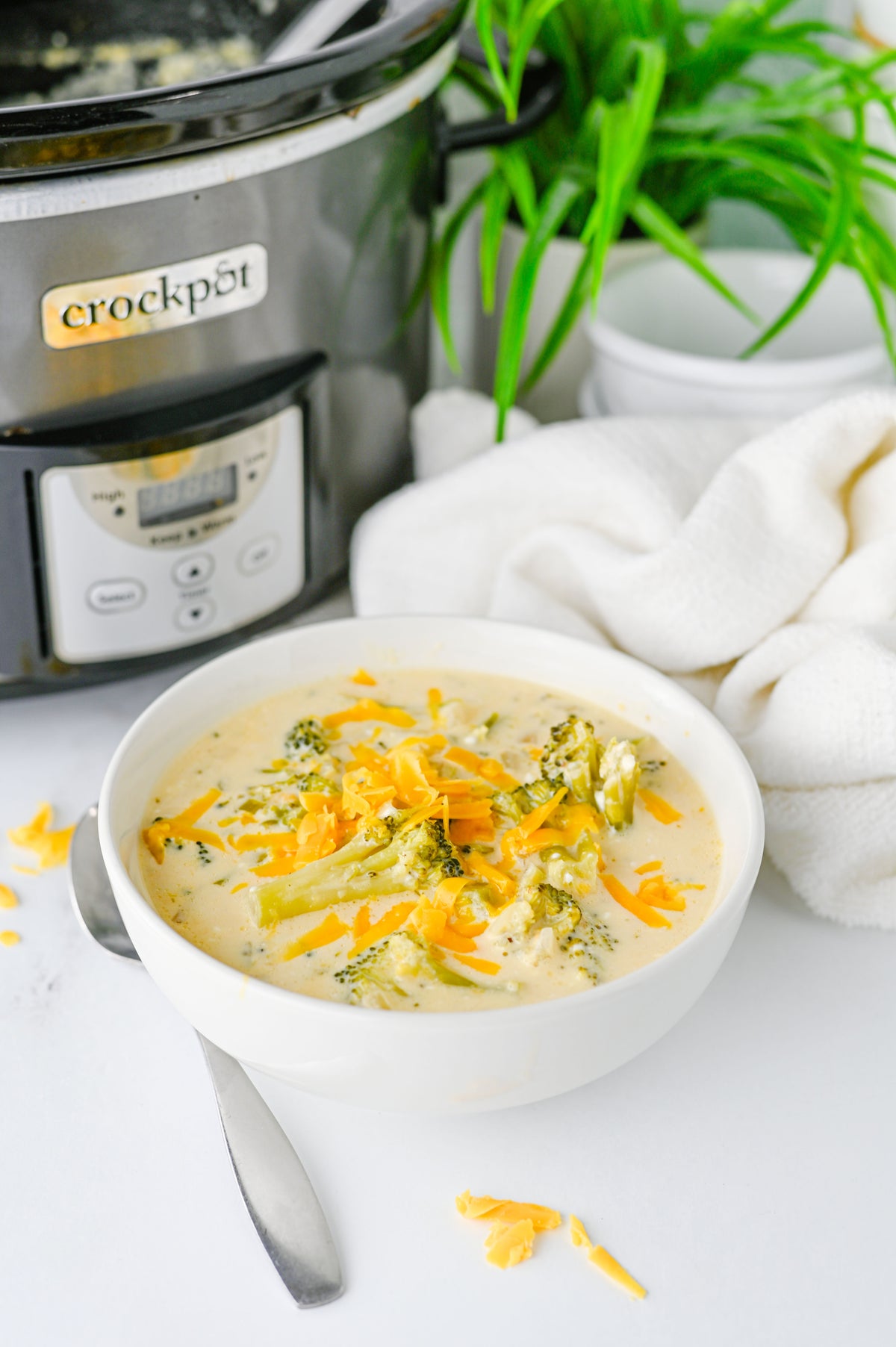 Crock Pot Broccoli Cheddar Soup Set #5