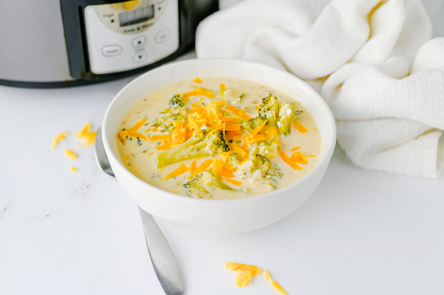 Crock Pot Broccoli Cheddar Soup Set #5