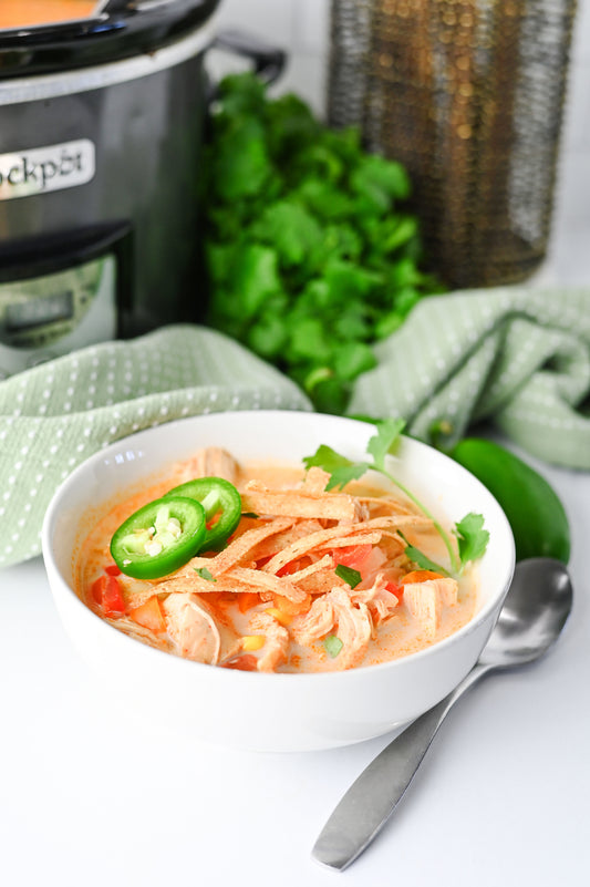 Slow Cooker Chicken Tortilla Soup Set #5