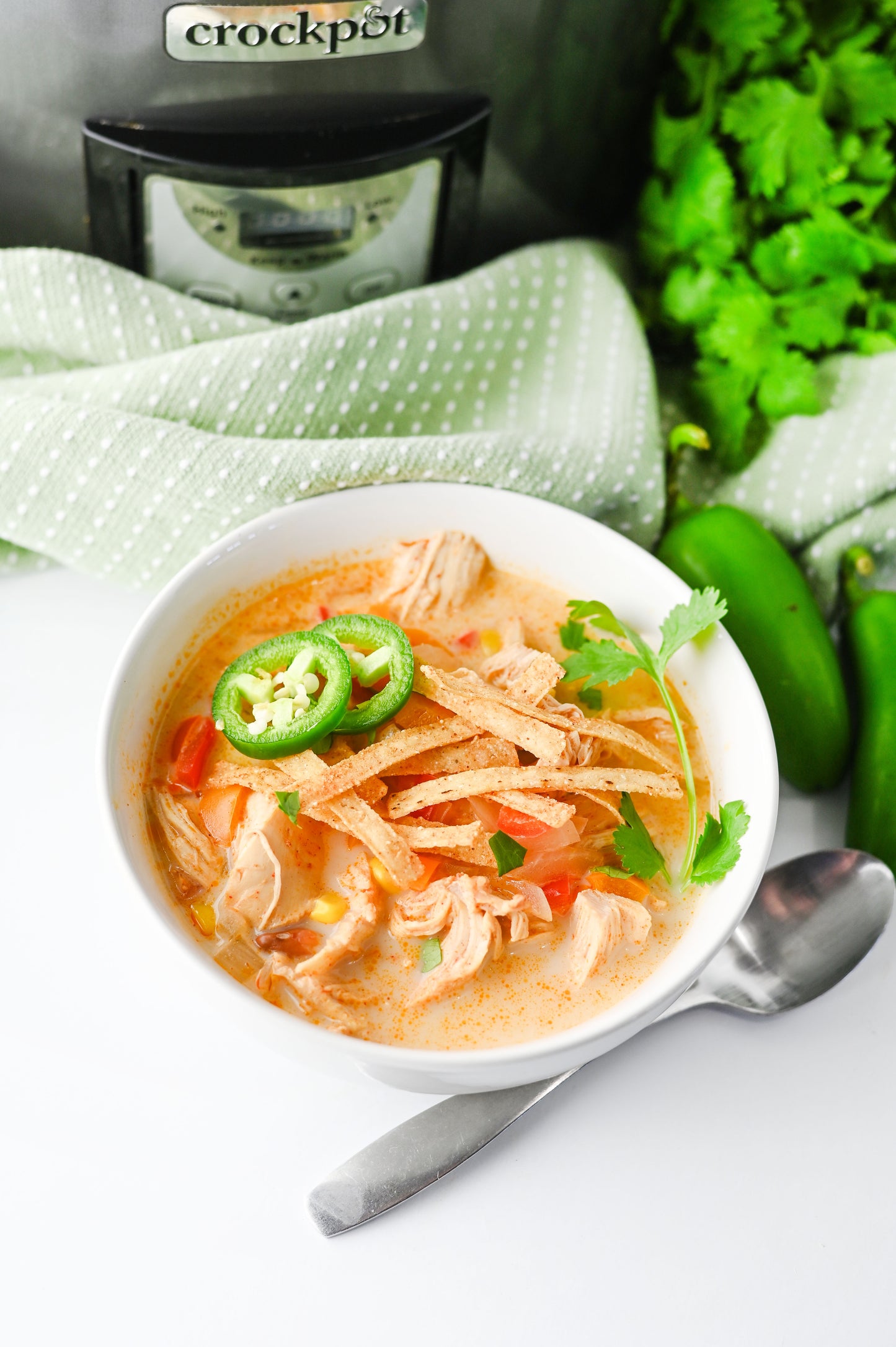 Slow Cooker Chicken Tortilla Soup Set #5