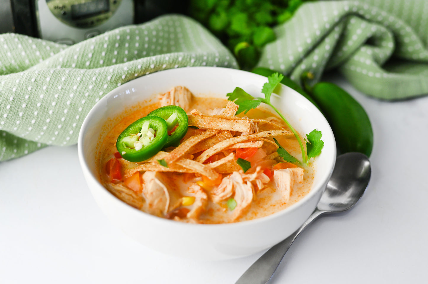 Slow Cooker Chicken Tortilla Soup Set #5