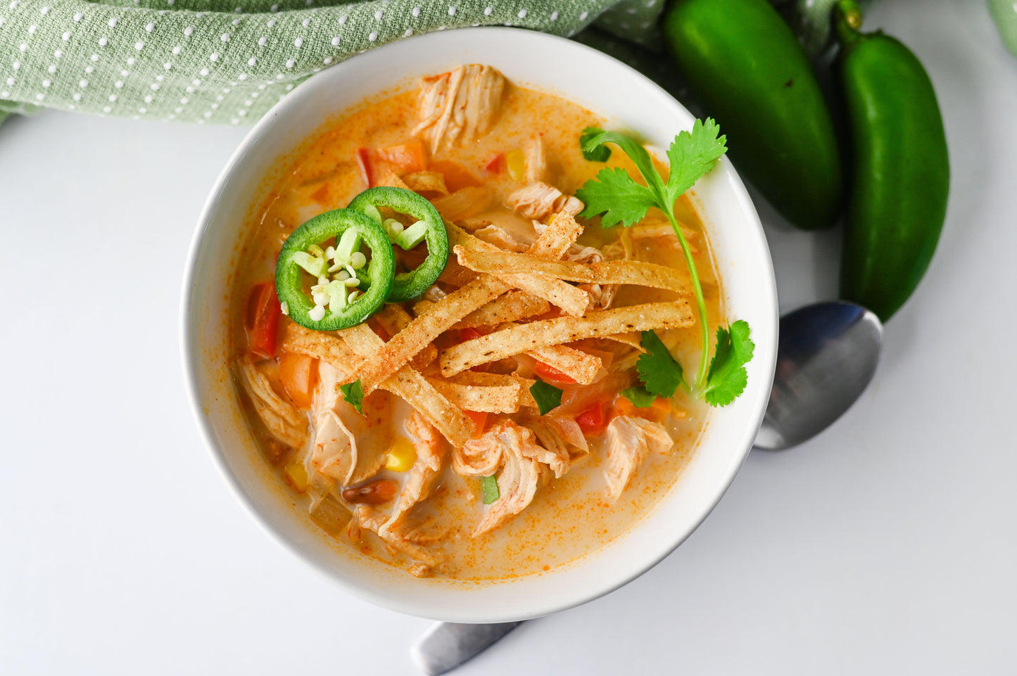 Slow Cooker Chicken Tortilla Soup Set #5
