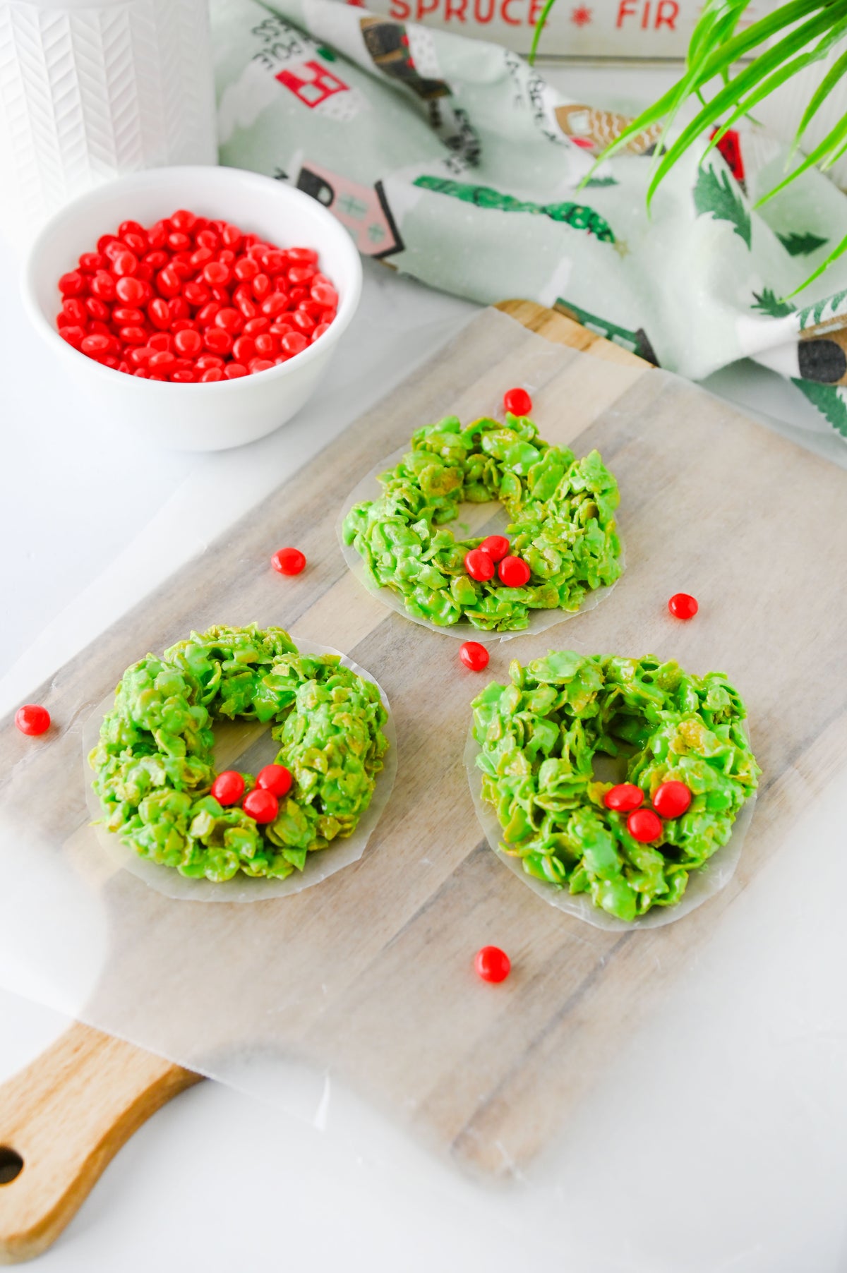 Cornflake Christmas Wreaths Set #5