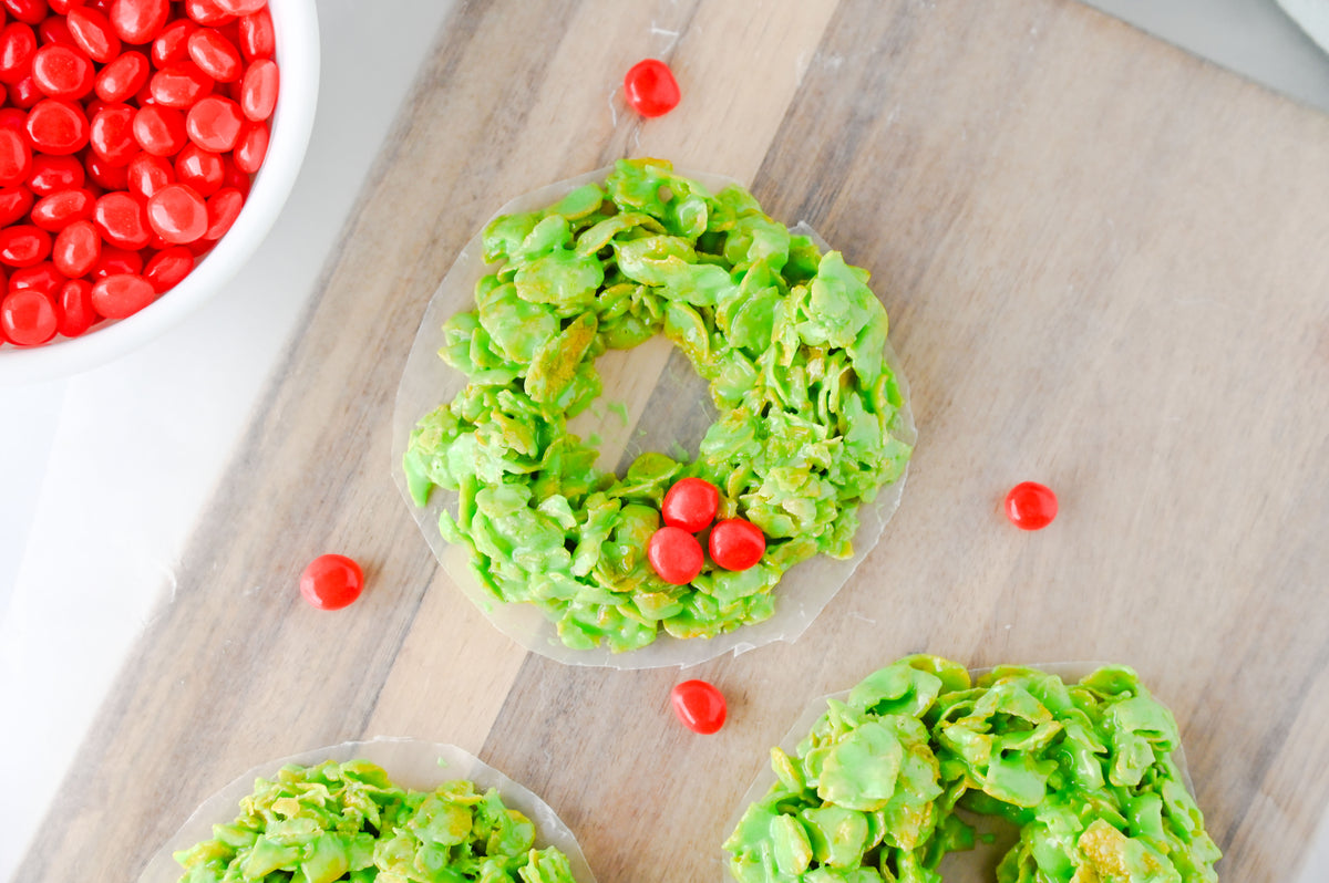 Cornflake Christmas Wreaths Set #5
