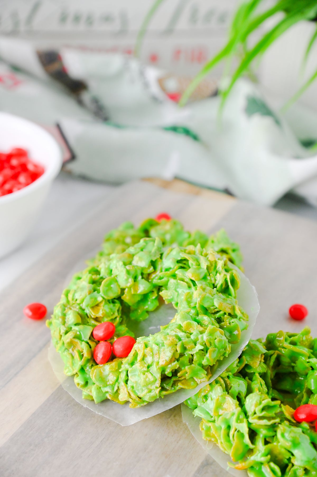 Cornflake Christmas Wreaths Set #5