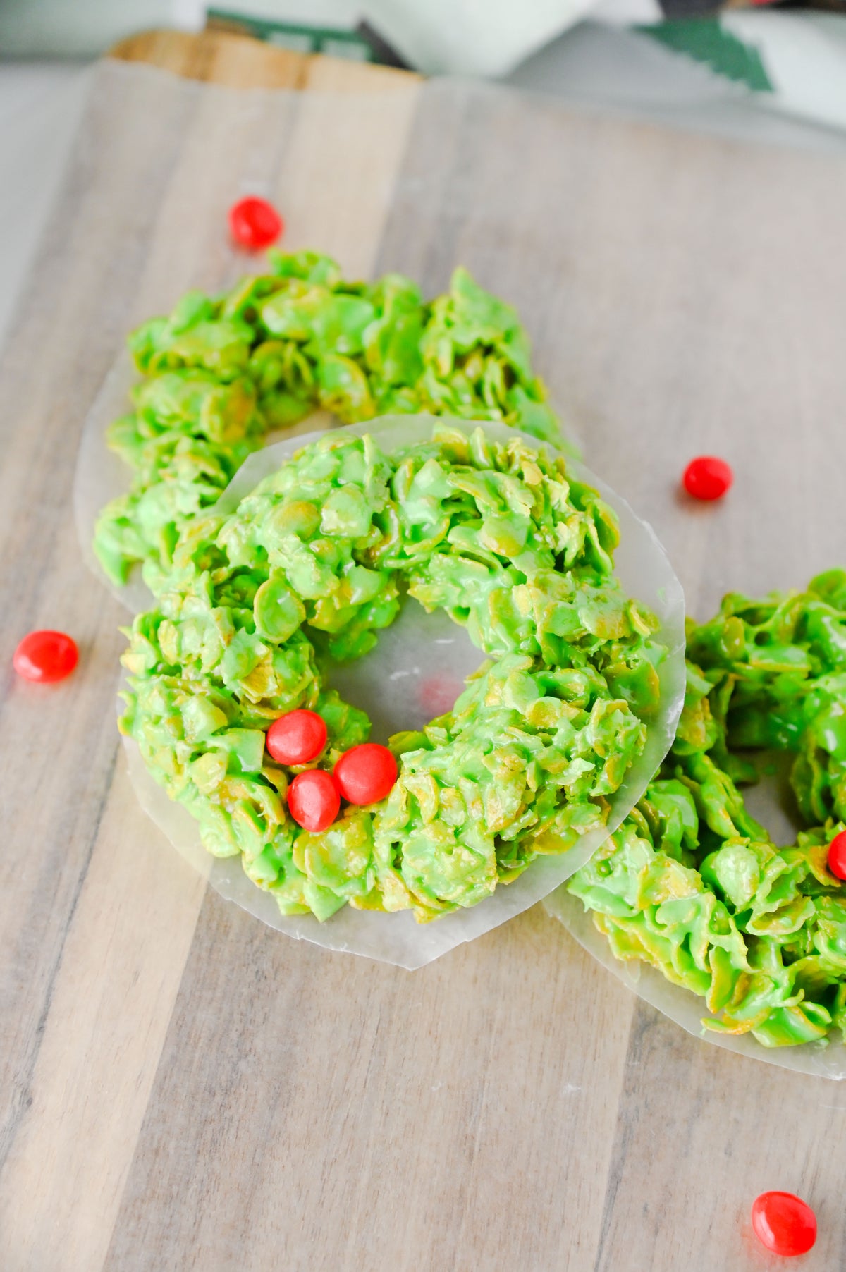 Cornflake Christmas Wreaths Set #5